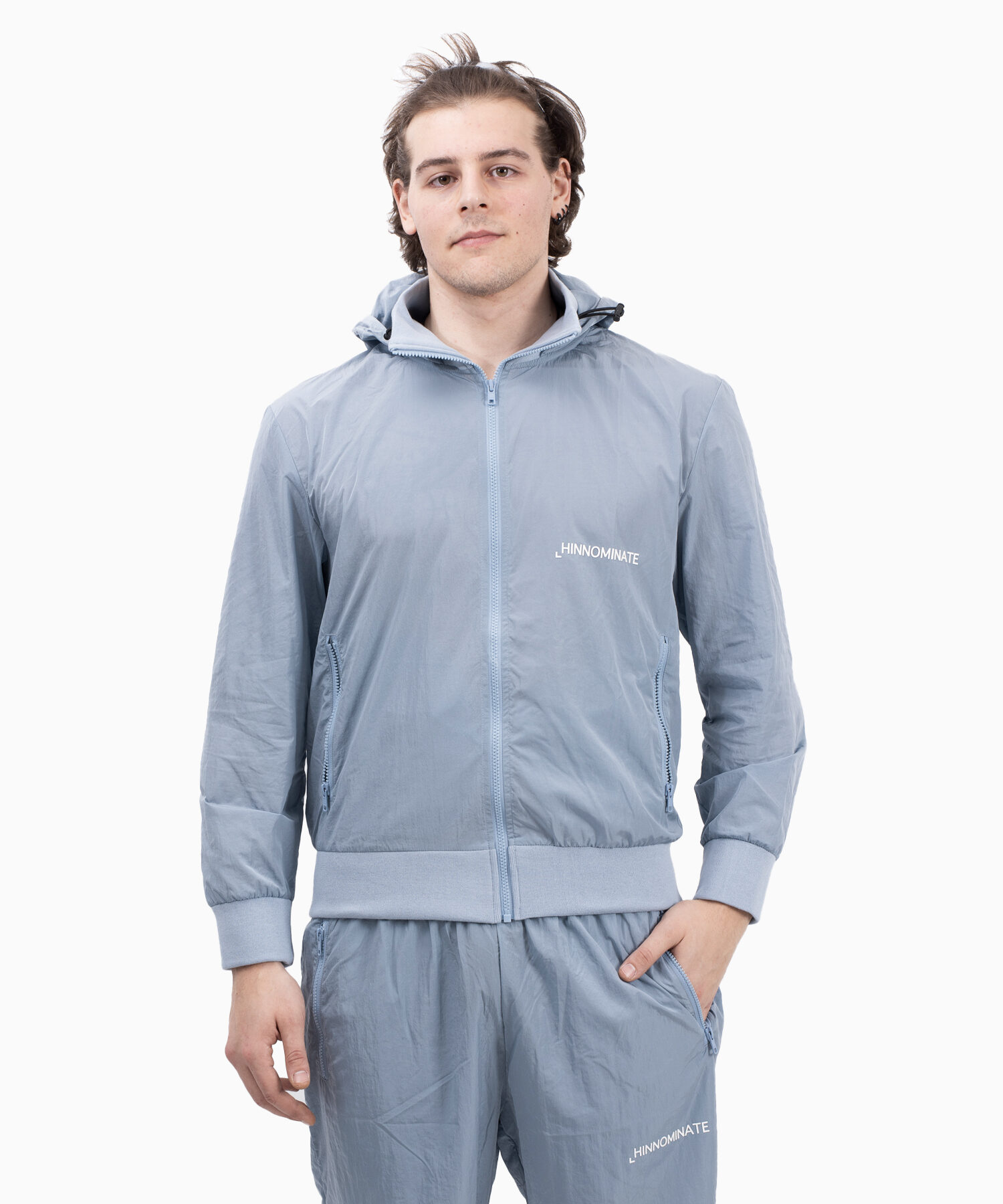 Alternative view of GIUBBINO Azzurro Polvere - Hinnominate