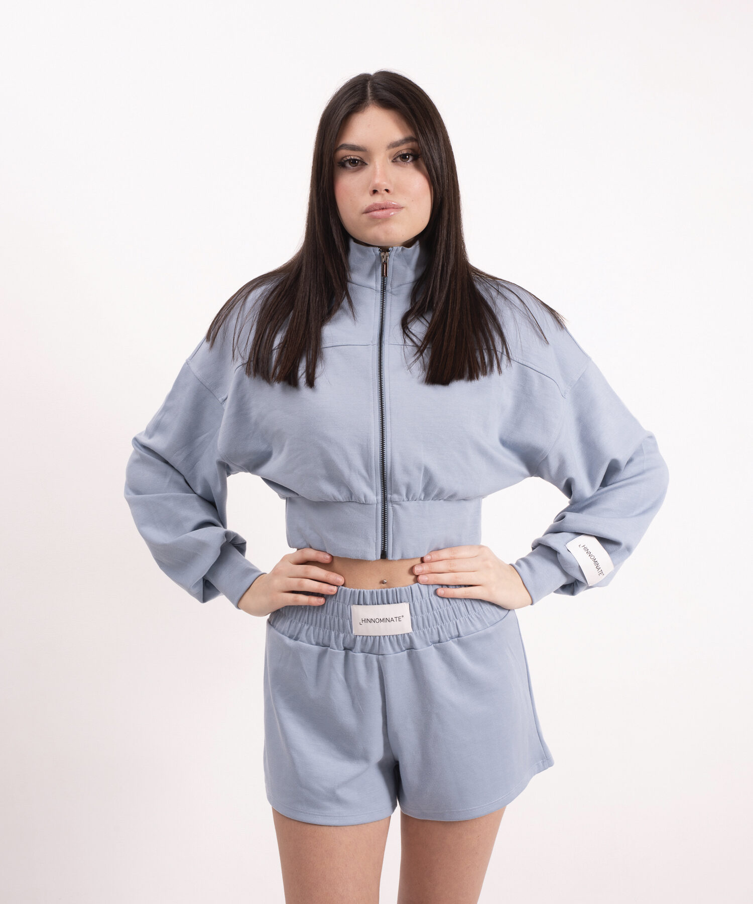 Alternative view of GIUBBINO Azzurro Polvere - Hinnominate