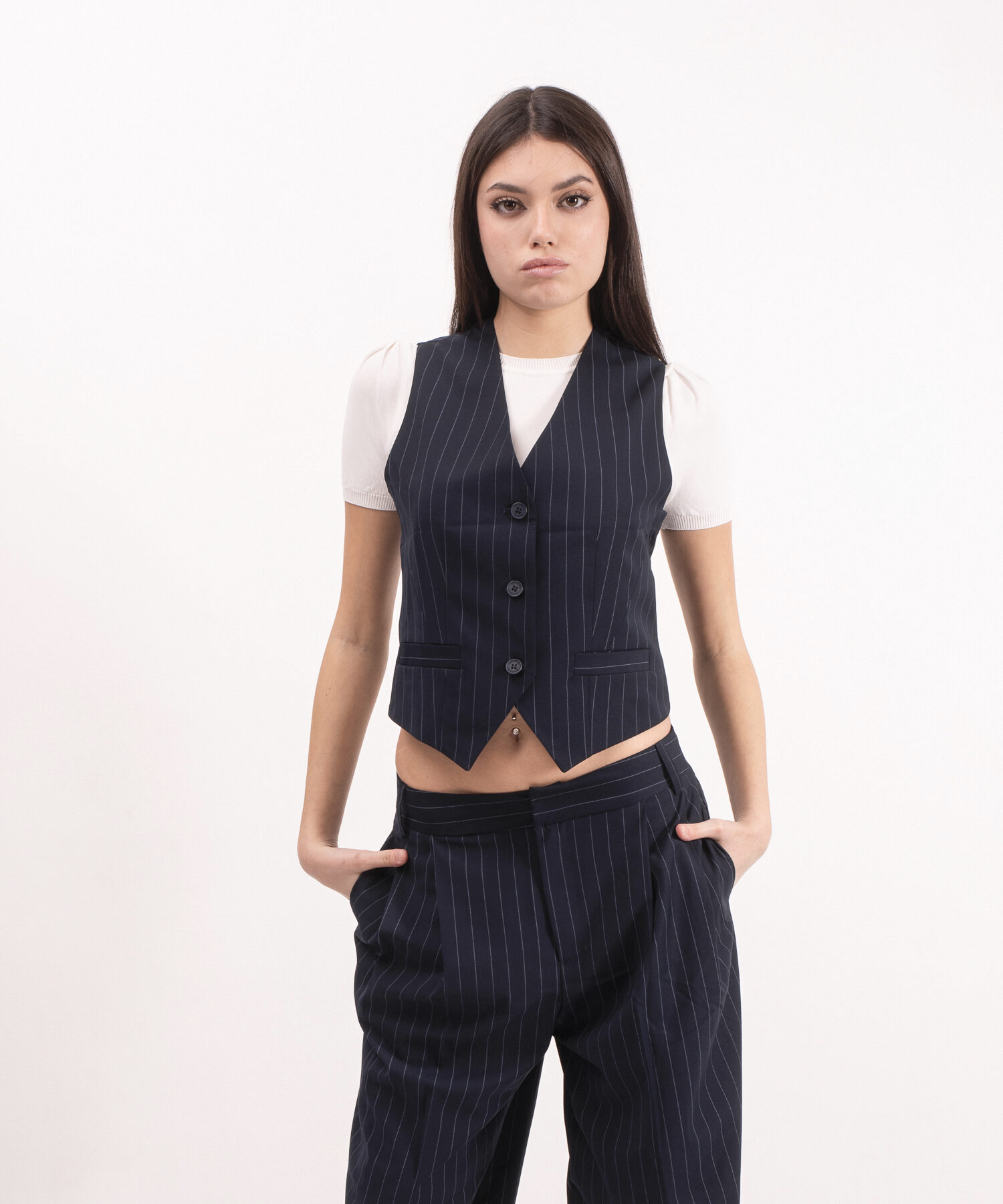 GILET Blu - Hinnominate