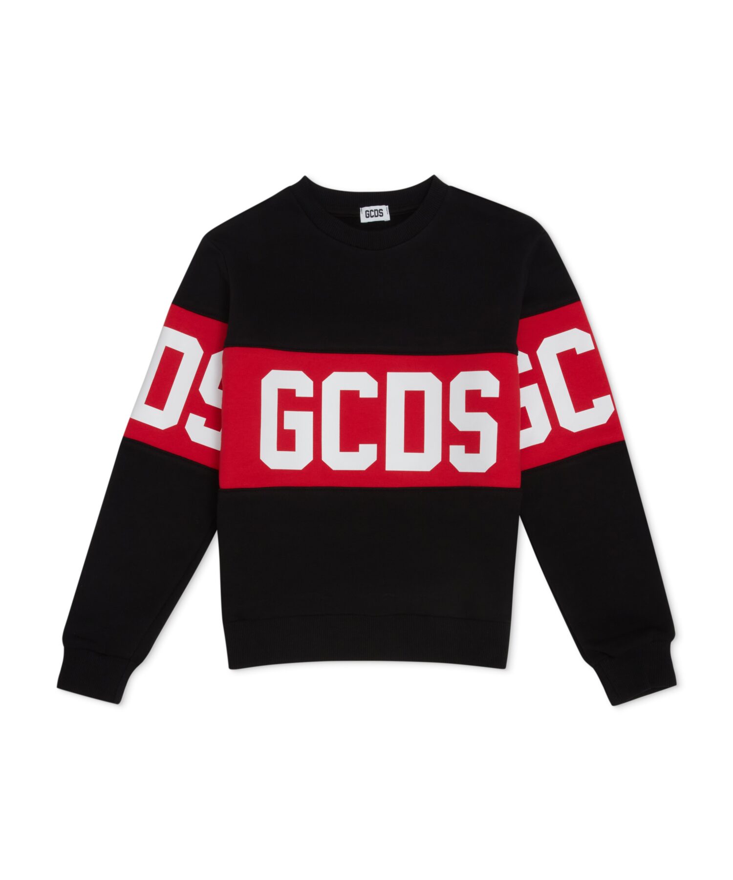 BAND LOGO CREWNECK Nero - GCDS