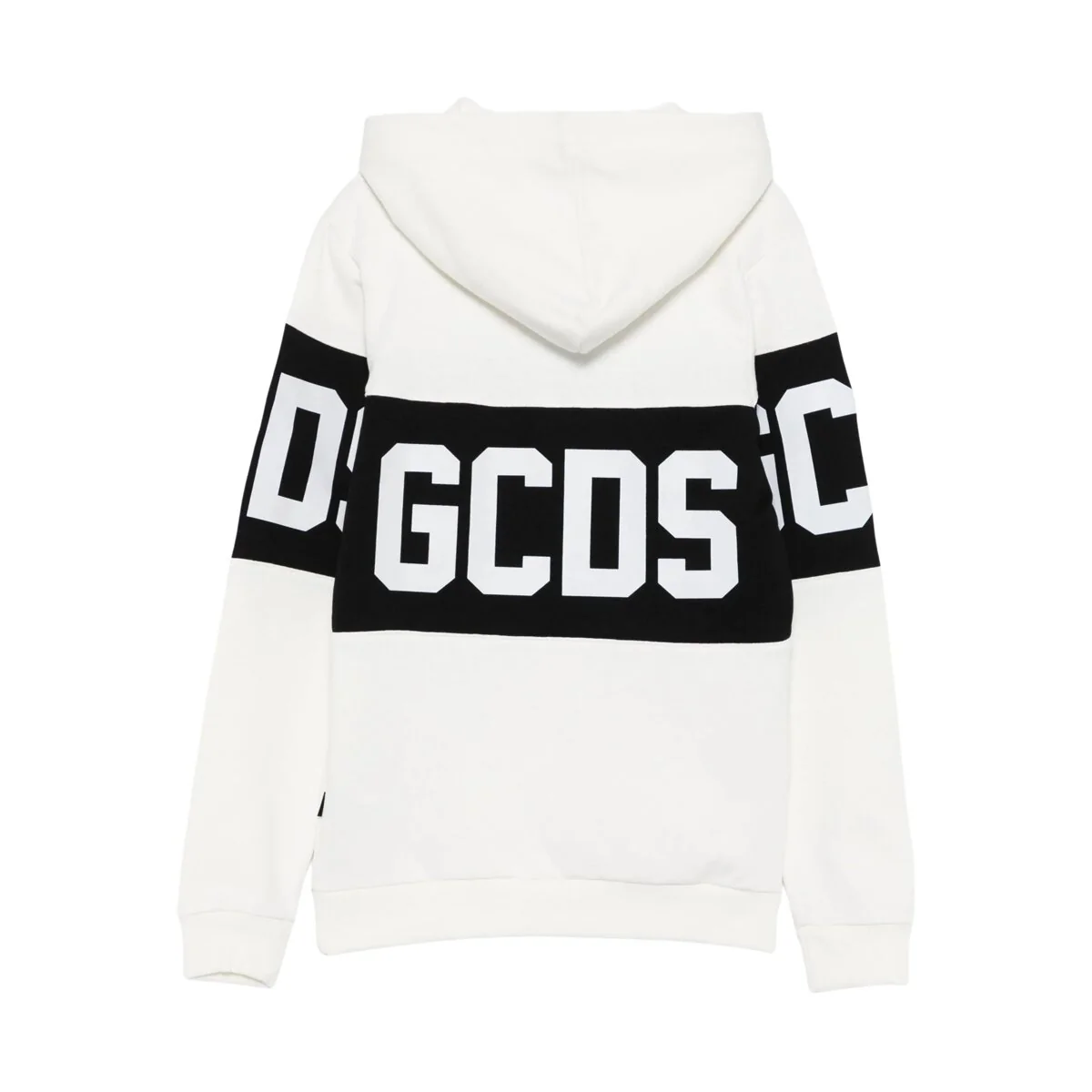 Una visione alternativa di BAND LOGO HOODIE Bianco - GCDS