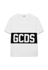 BAND LOGO T-SHIRT Bianco - GCDS