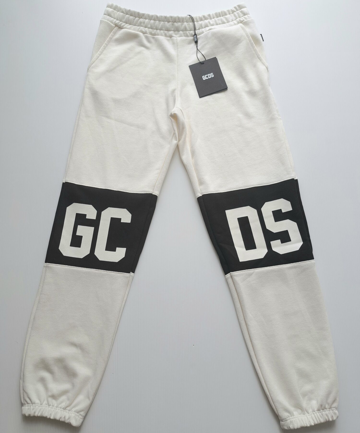 BAND LOGO SWEATPANTS Bianco - GCDS