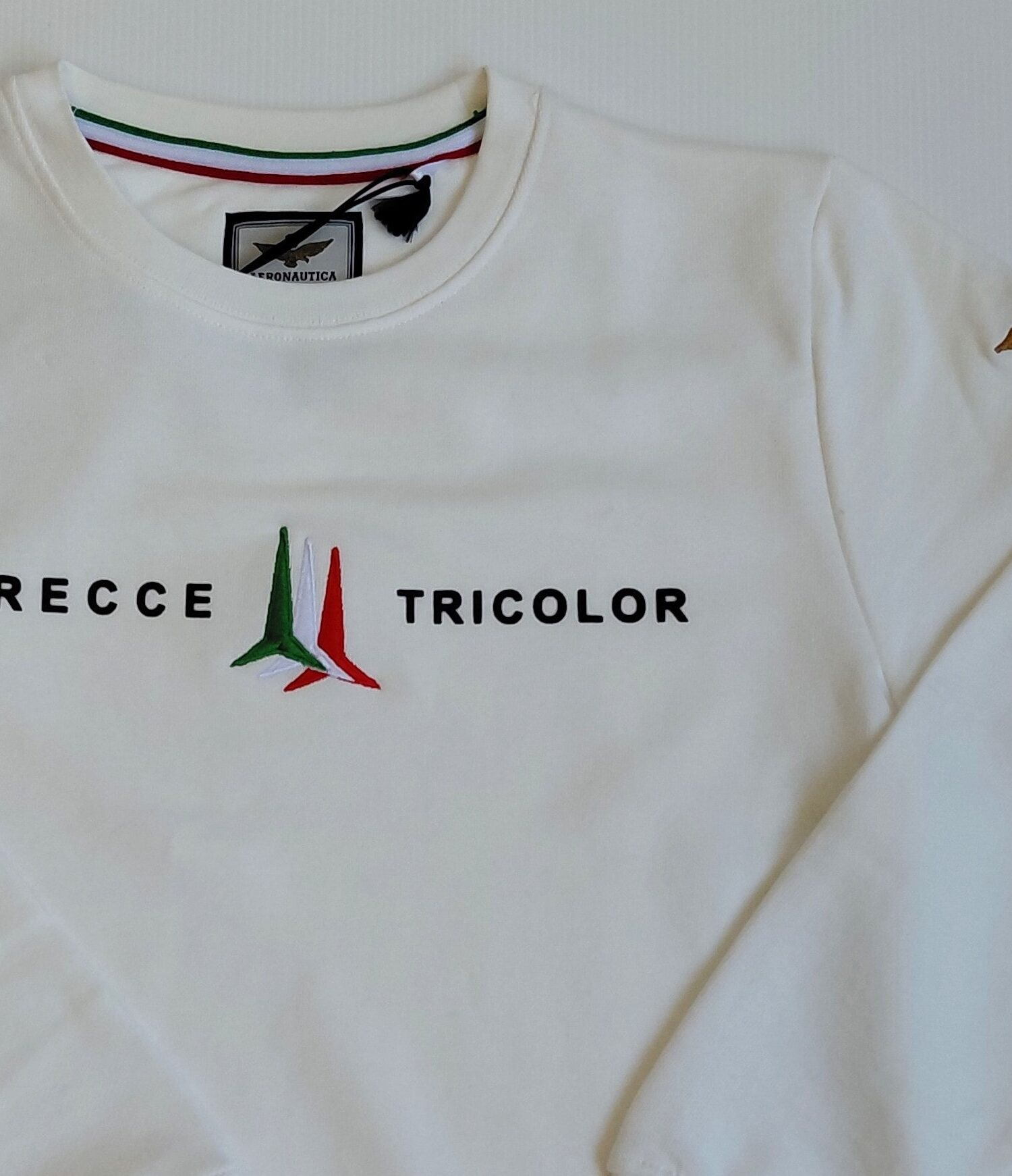 Alternative view of FELPA CREWNECK Bianco - Aeronautica Militare