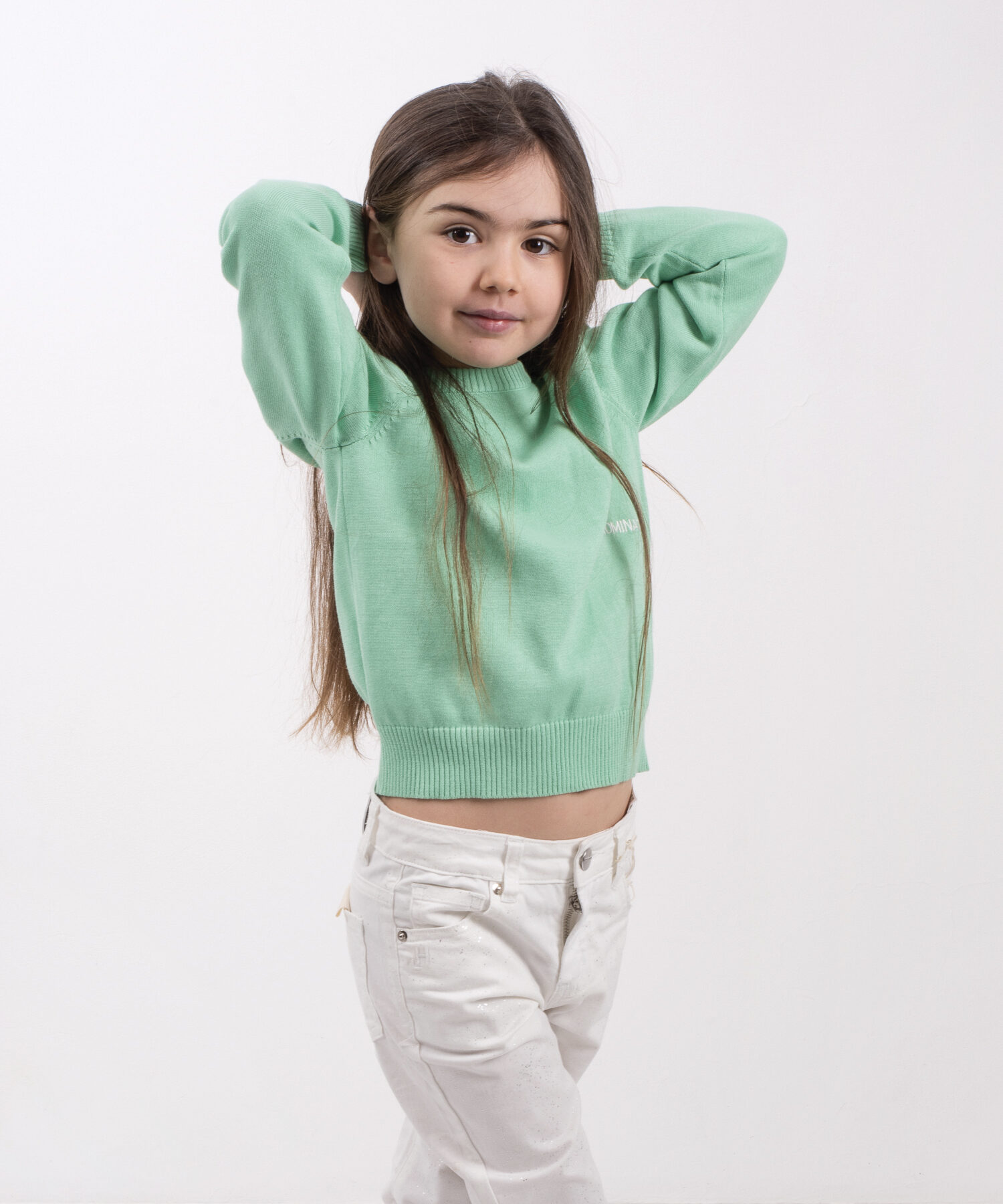 Alternative view of Maglia Verde Giada - Hinnominate