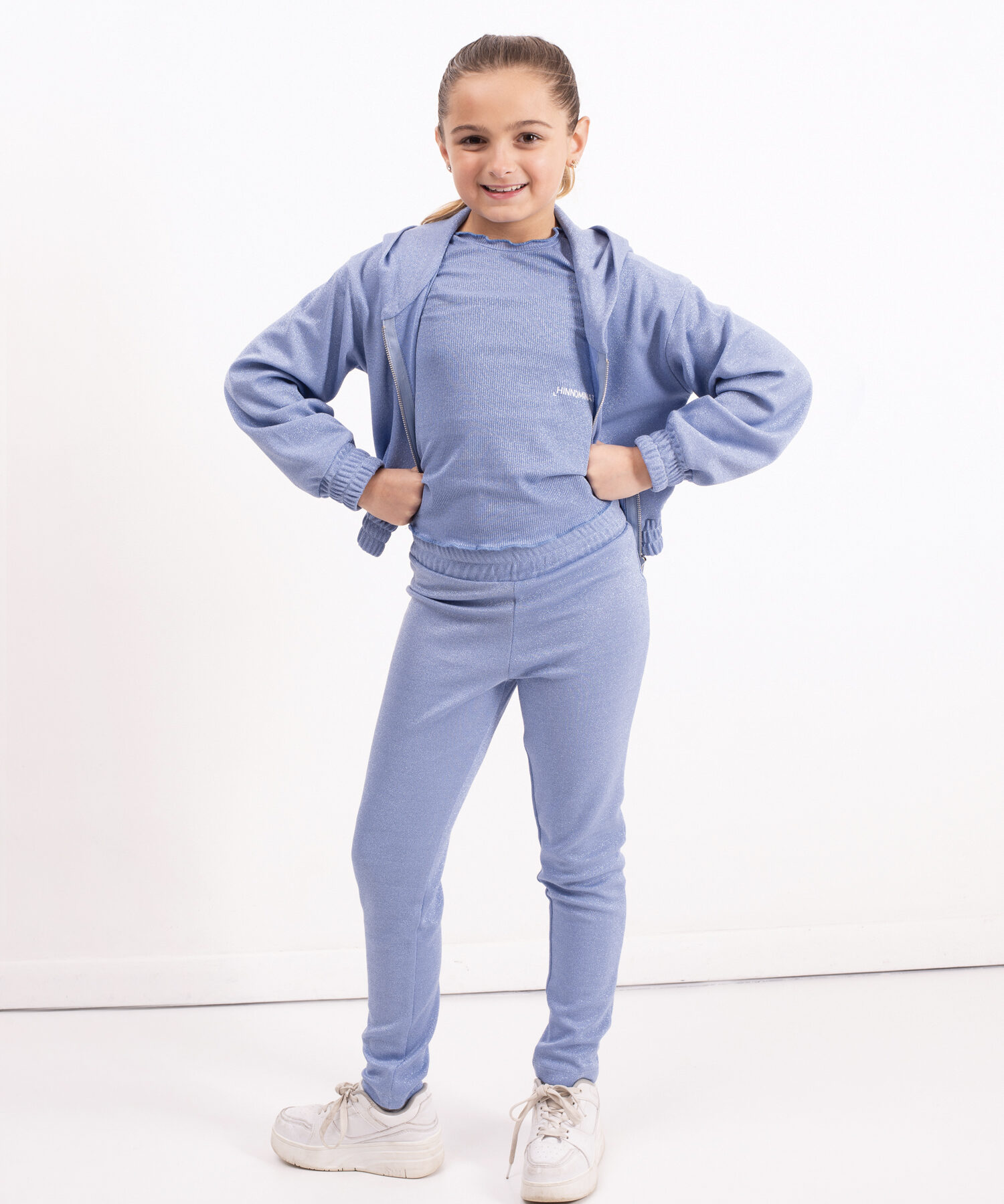 Alternative view of Leggings Azzurro Polvere - Hinnominate