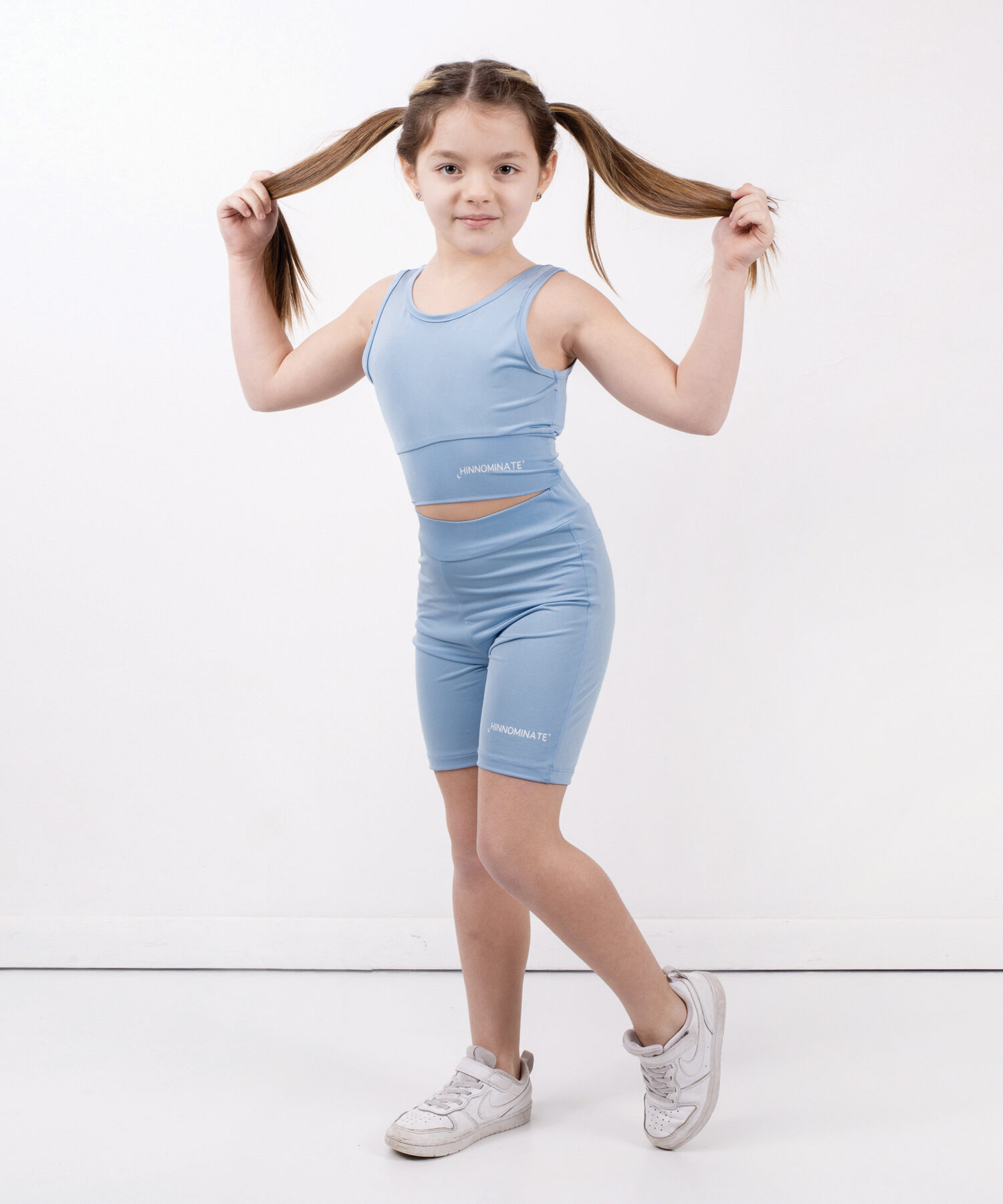 Alternative view of Short Azzurro Polvere - Hinnominate