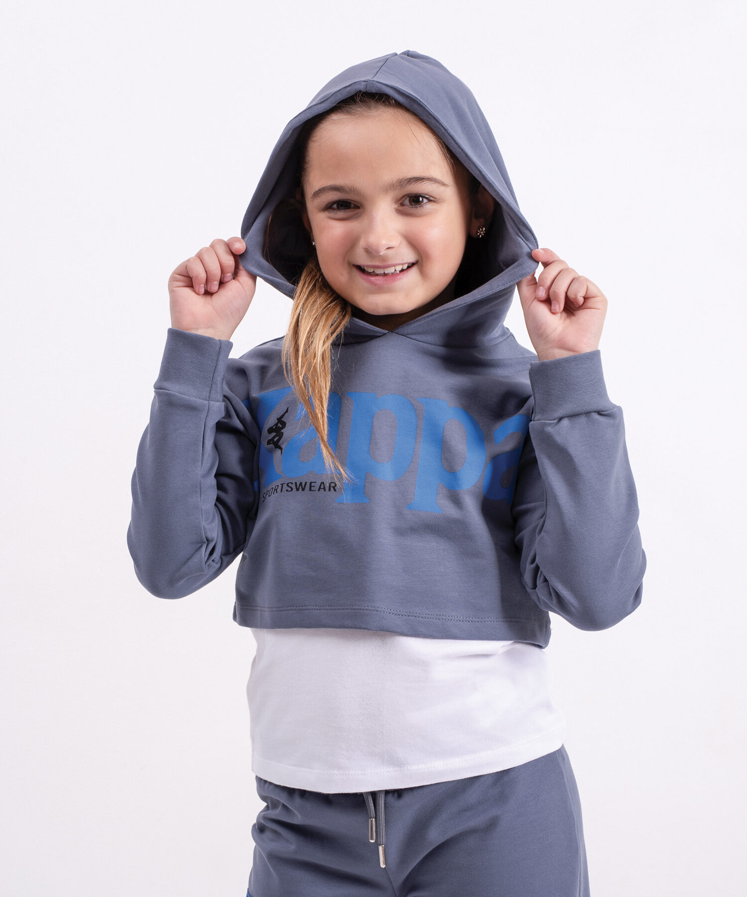 Alternative view of TRACKSUIT Grey-bianco - Kappa