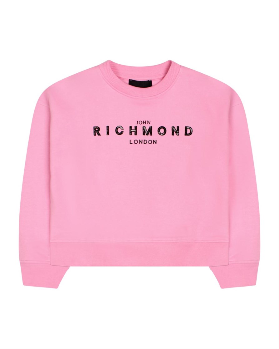 Richmond SWEATSHIRT DEIGAN PINK BEGONIA Pink Begonia - John Richmond
