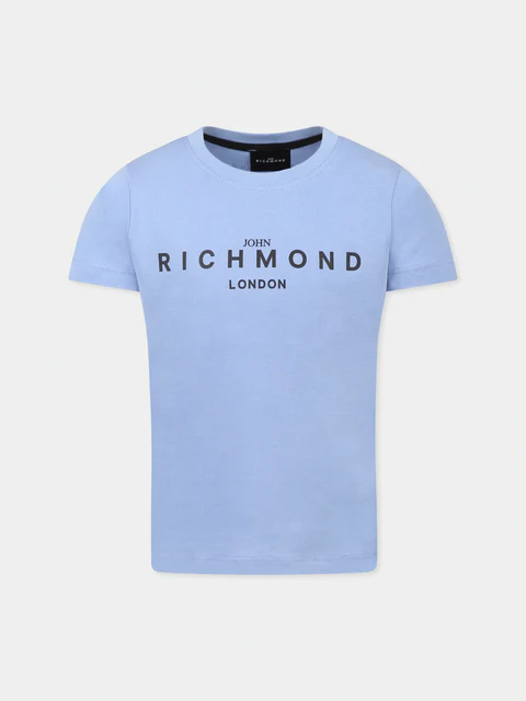 T-SHIRT PLOGUS Cloud Blue - John Richmond