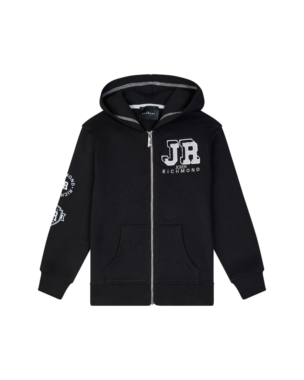 SWEATSHIRT ZIP OPUS Black - John Richmond