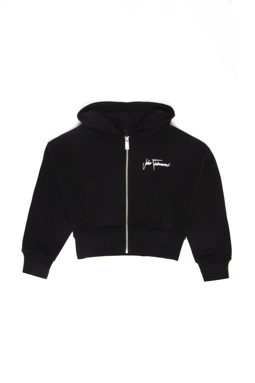 Richmond SWEATSHIRT ZIP RANTLEI BLACK Black - John Richmond