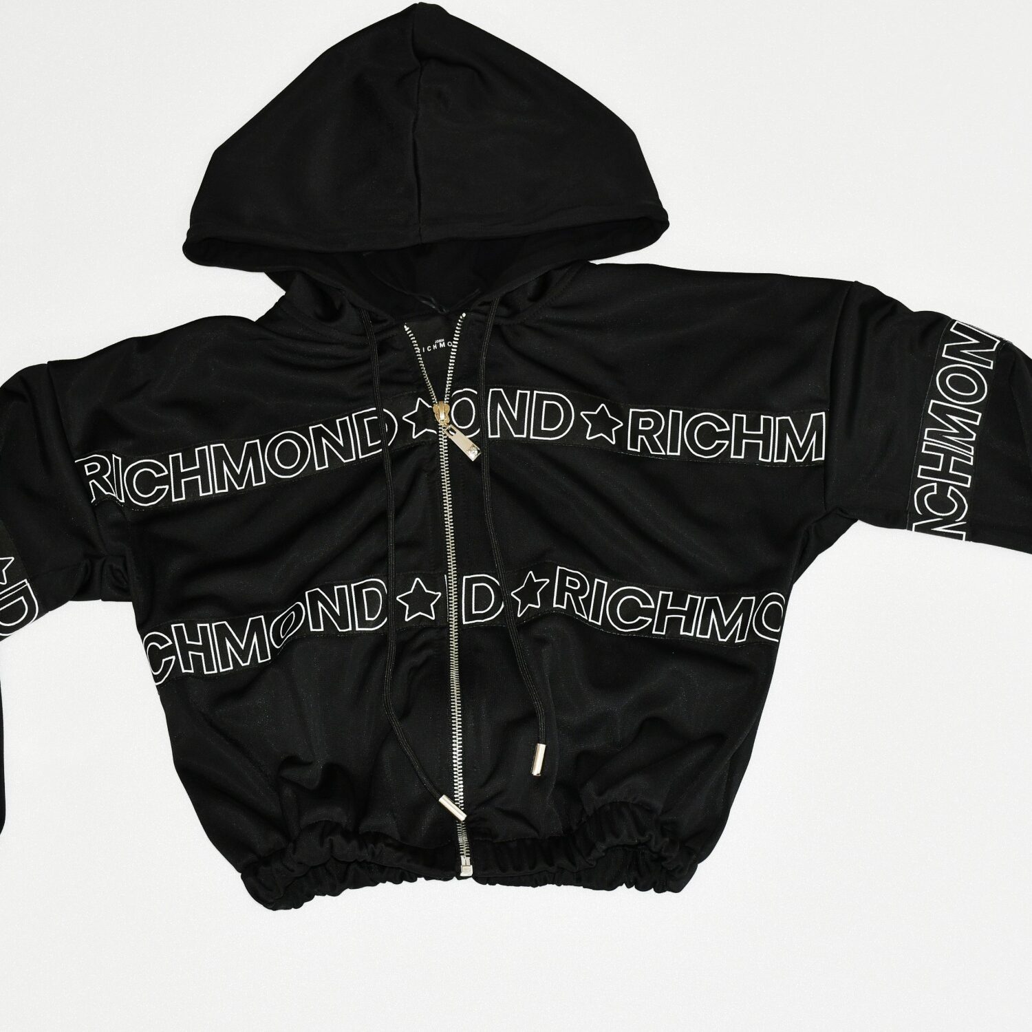 SWEATSHIRT ZIP ARTENI(USA)(N) Black - John Richmond