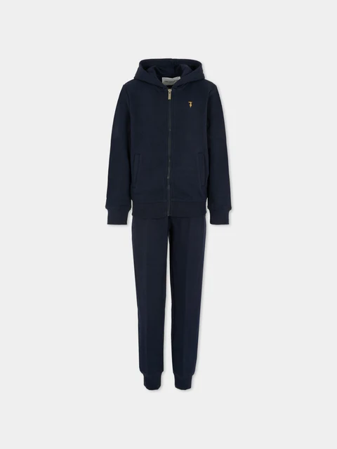 SET SWEATSHIRT ZIP+PANTS OPUMI(N) Blu - Trussardi