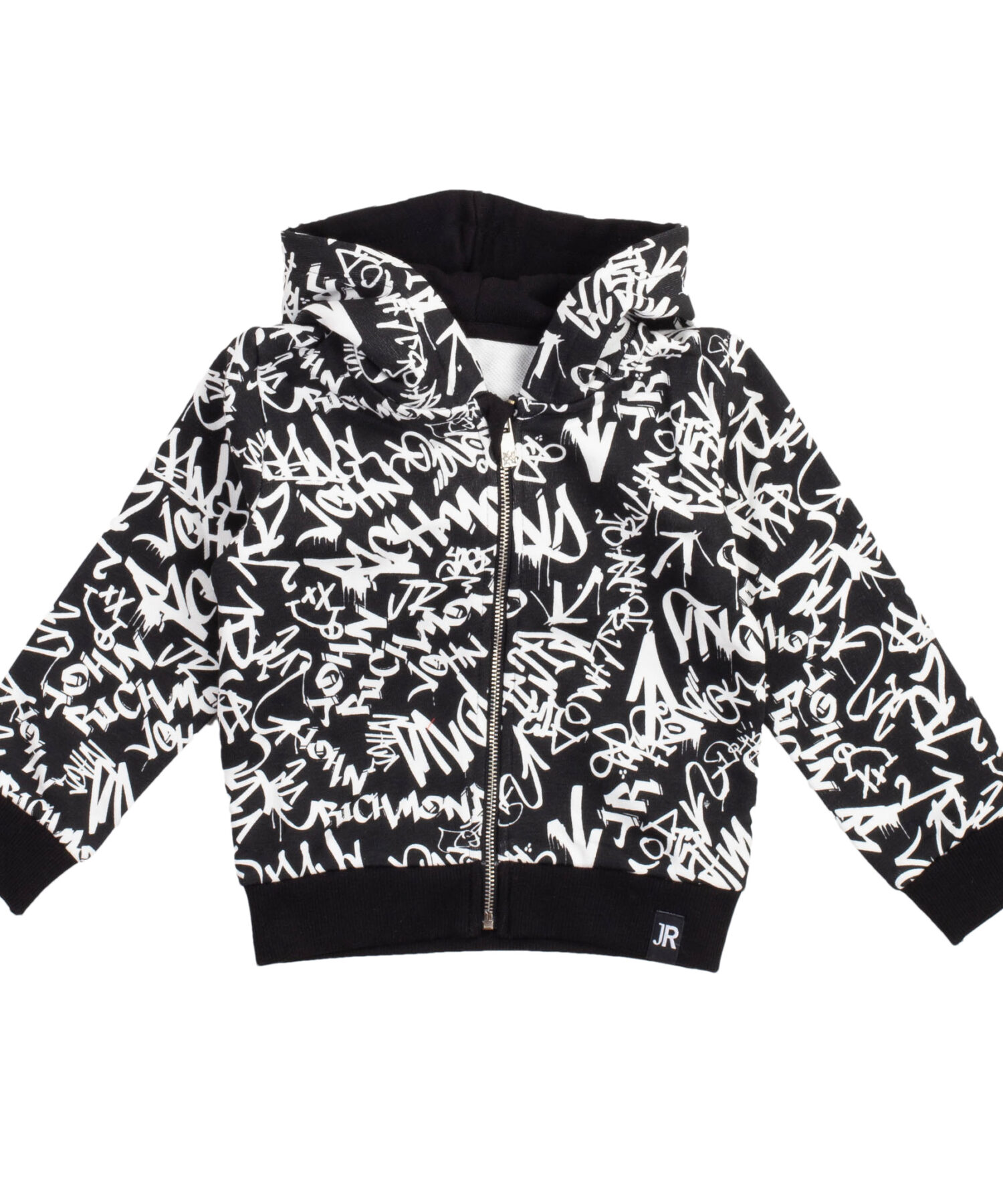 Felpe Unisex John Richmond graffiti black o-wht