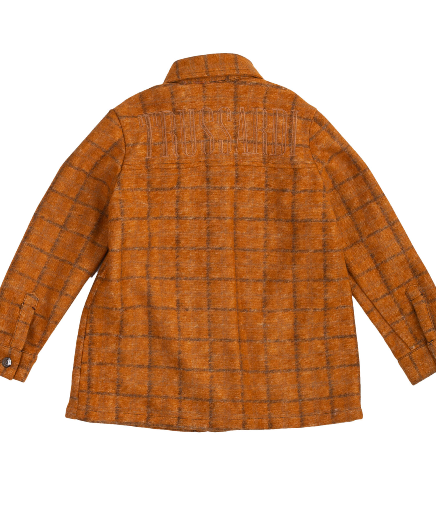 Alternative view of Camicie Bambino Trussardi check orange