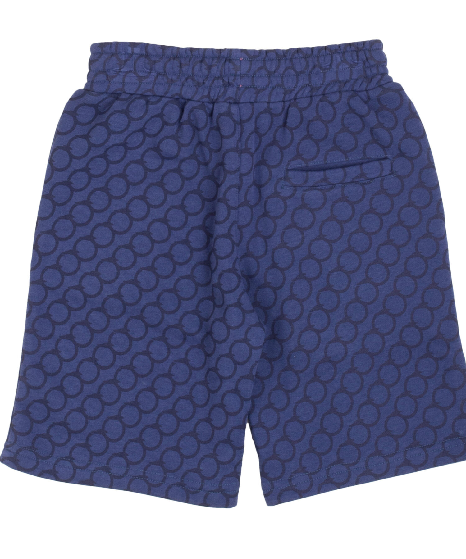 Alternative view of Bermuda Bambino Trussardi blue logo round