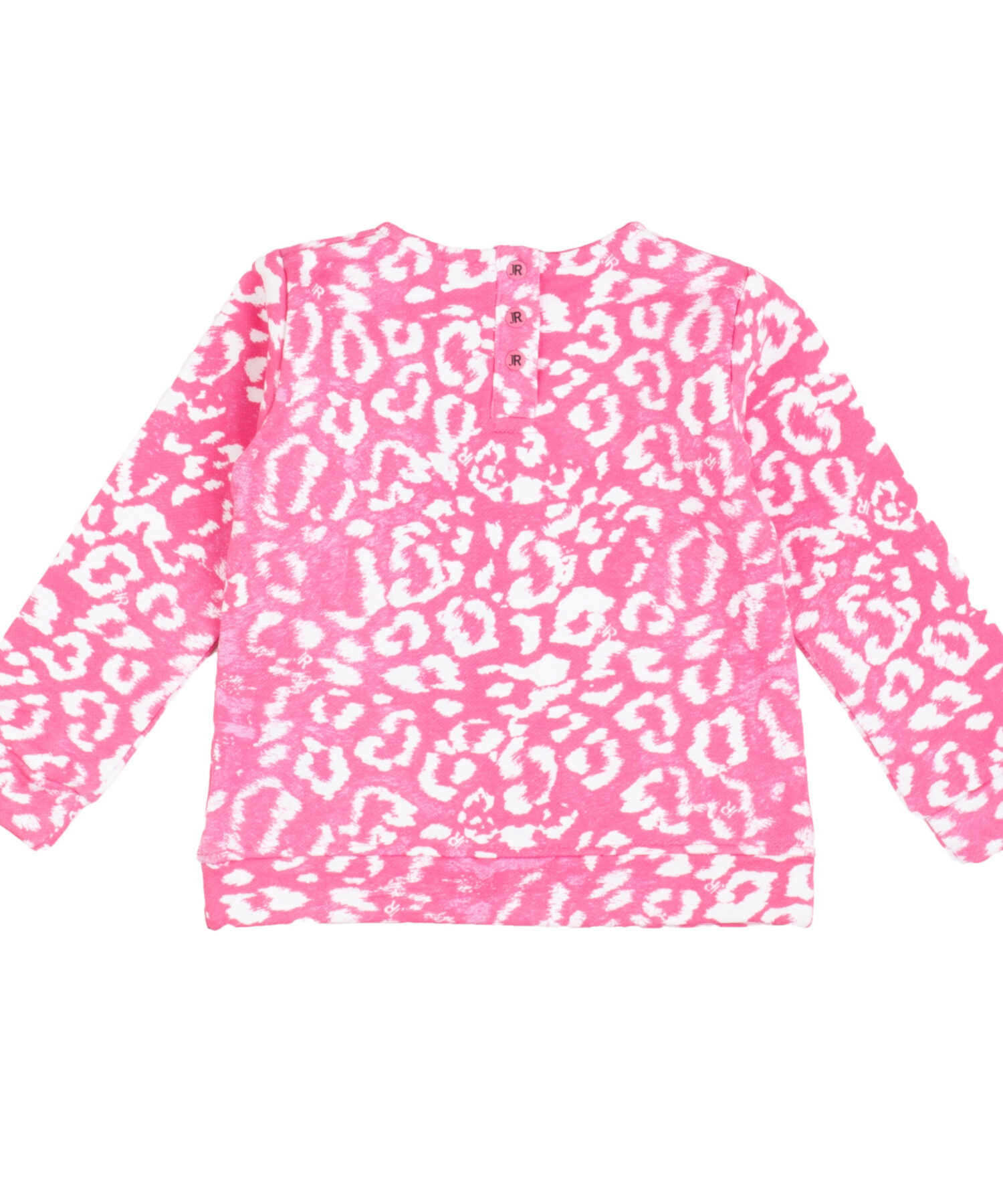 Alternative view of Felpe Bambina John Richmond leo pink white