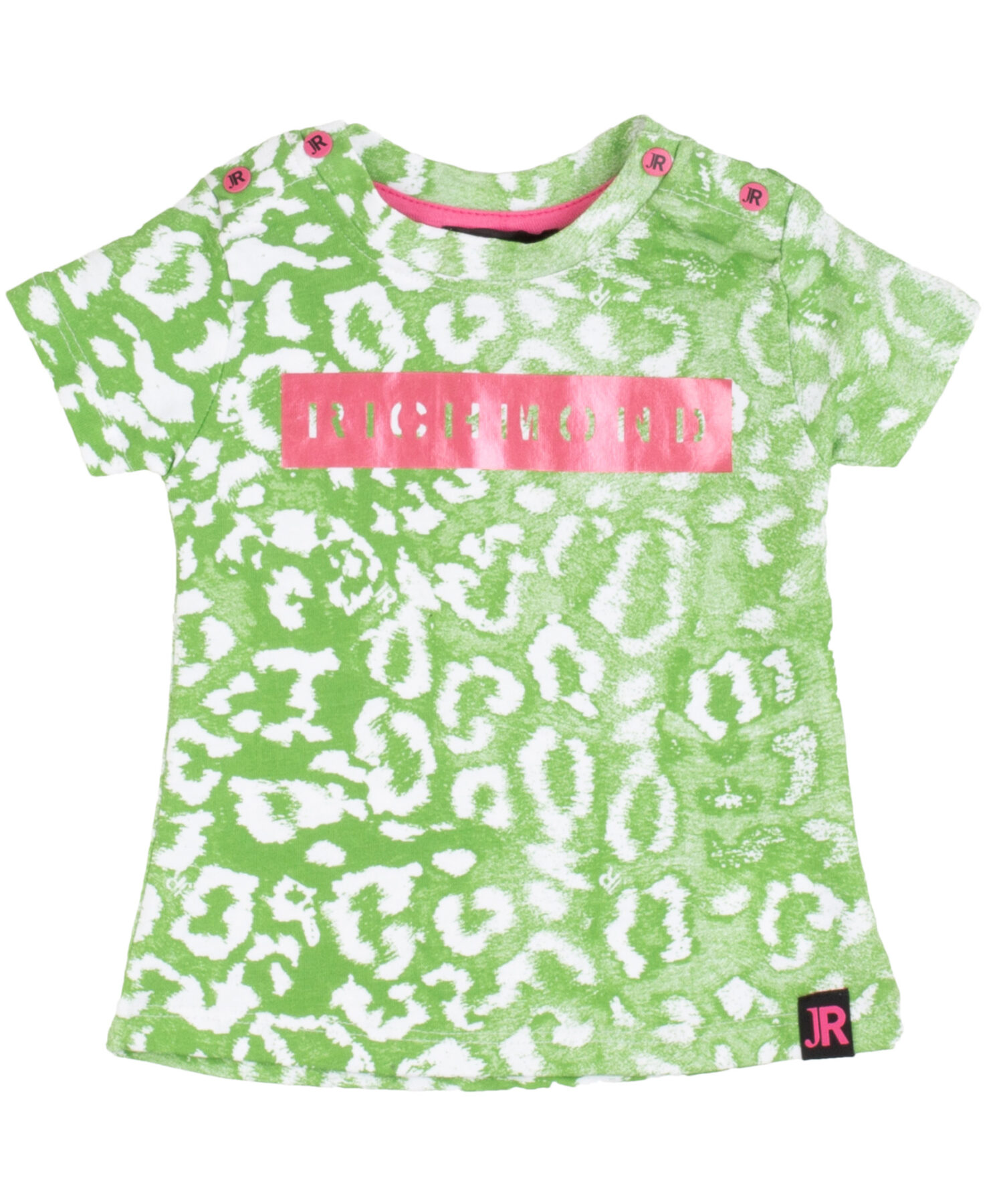 T-Shirt Bambina John Richmond leo green white