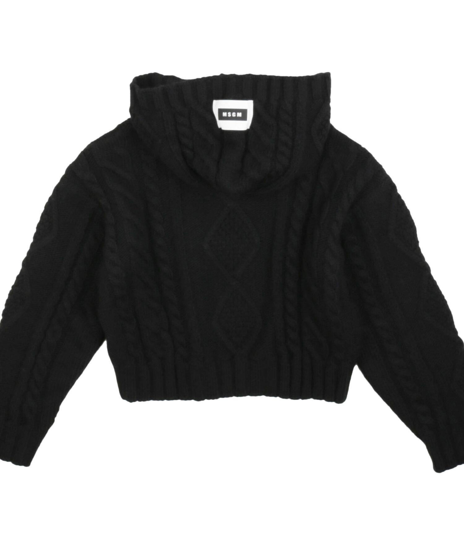 Alternative view of Felpe Bambina Msgm black