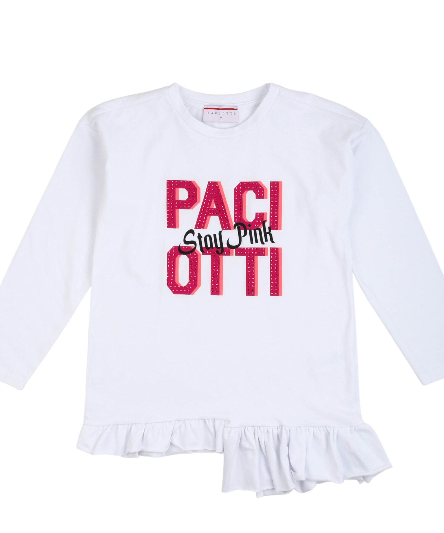 T-Shirt Bambina Paciotti bianco