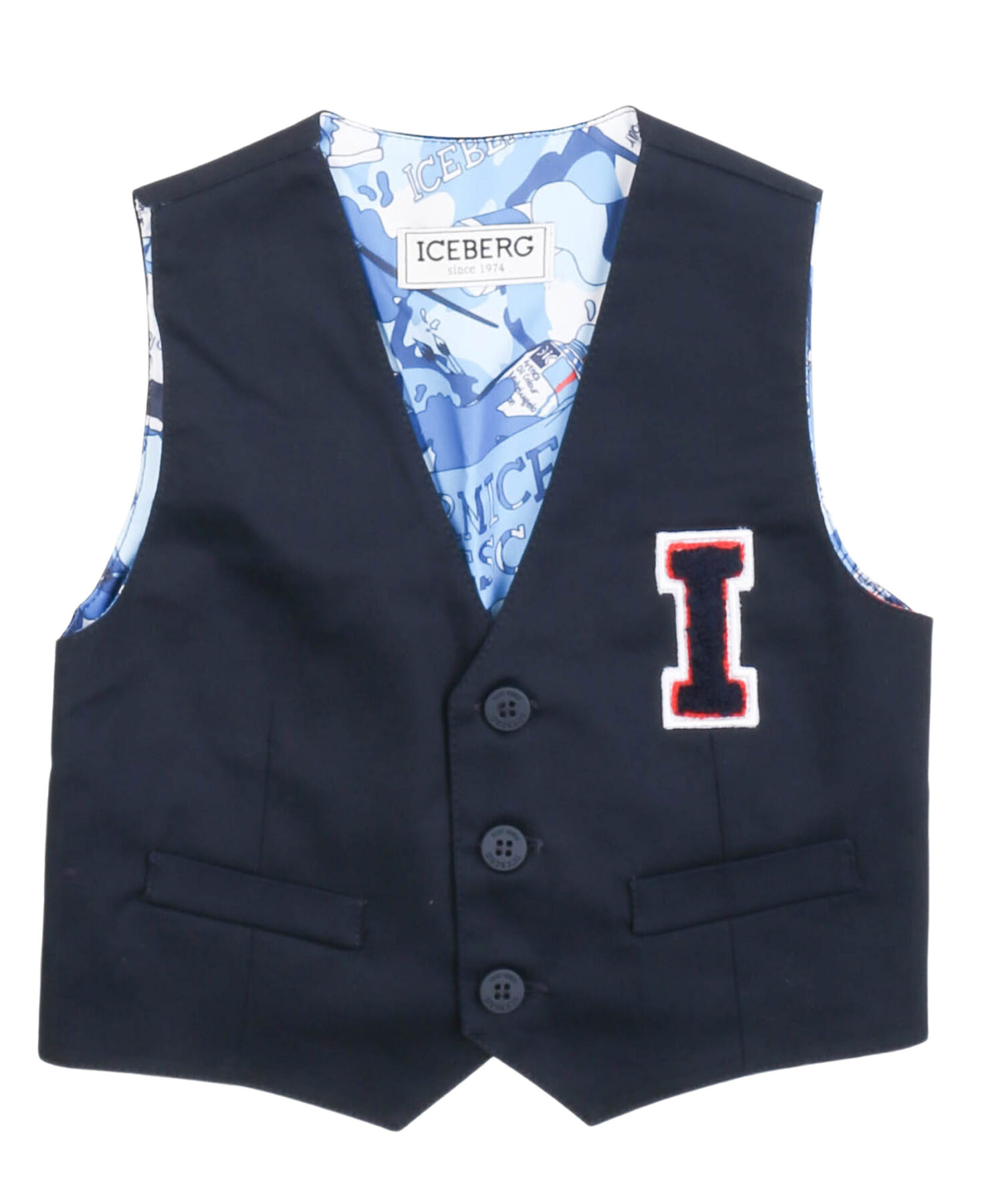 Gilet Bambino Iceberg blu