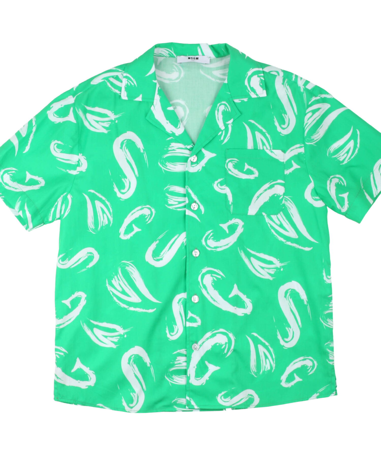Camicie Bambino Msgm verde