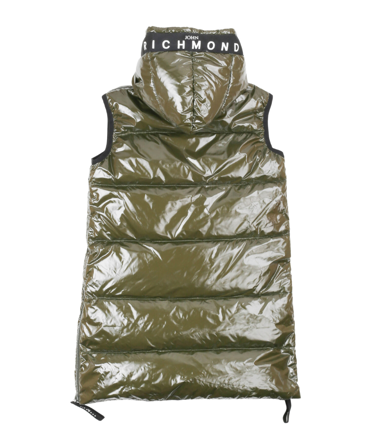 Alternative view of Gilet Bambino John Richmond elm green