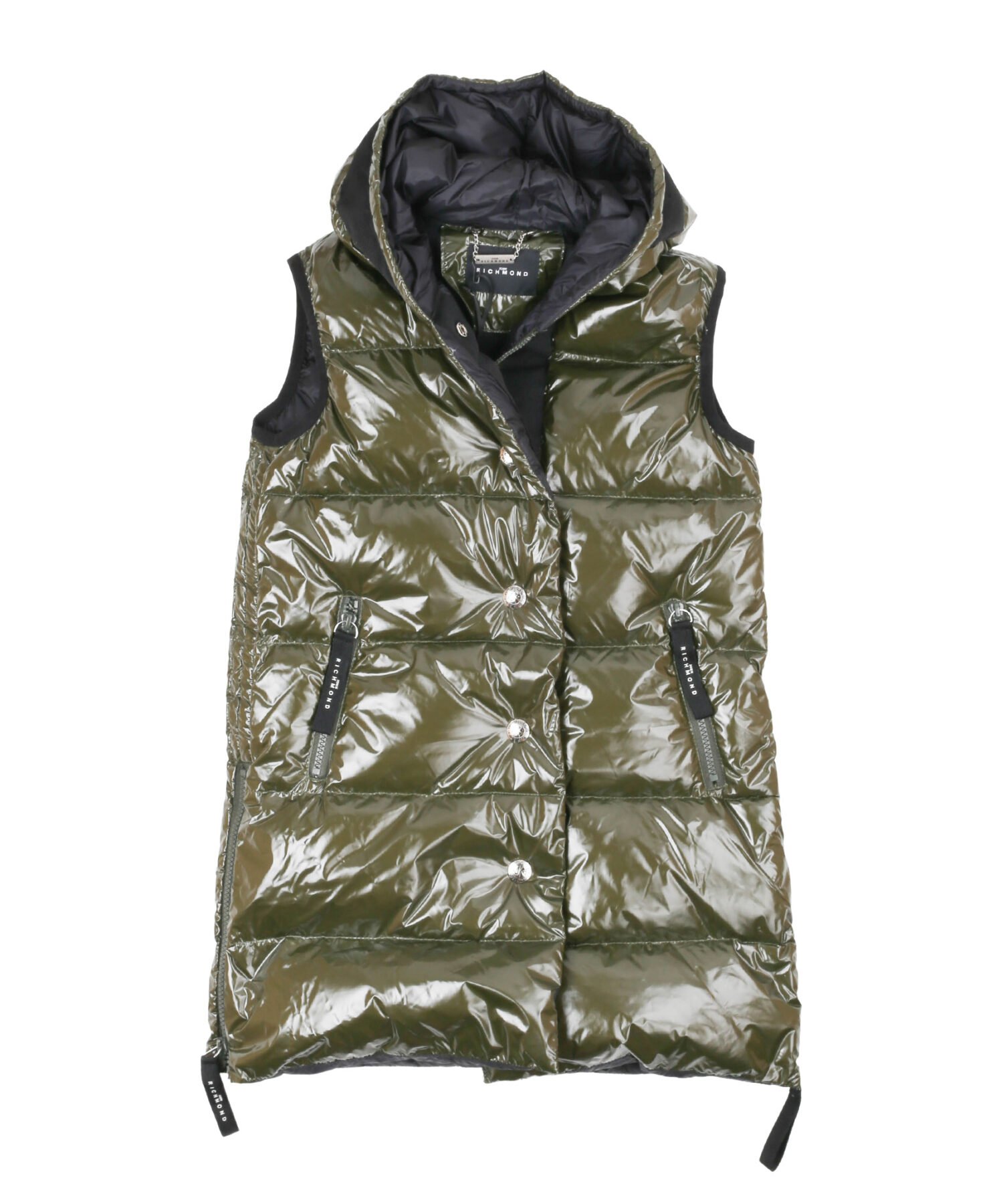 Gilet Bambino John Richmond elm green