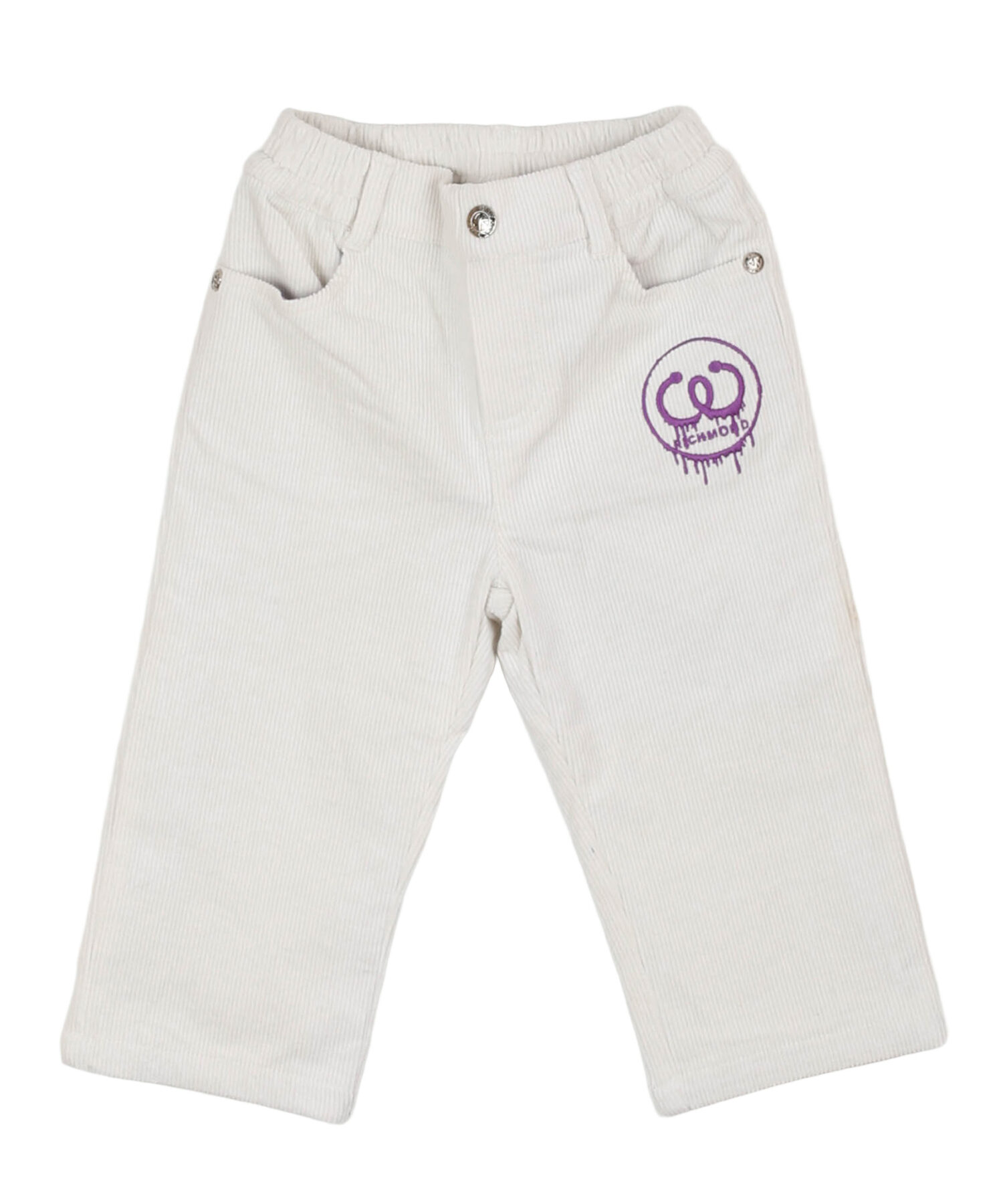 Pantaloni Bambina John Richmond off-white