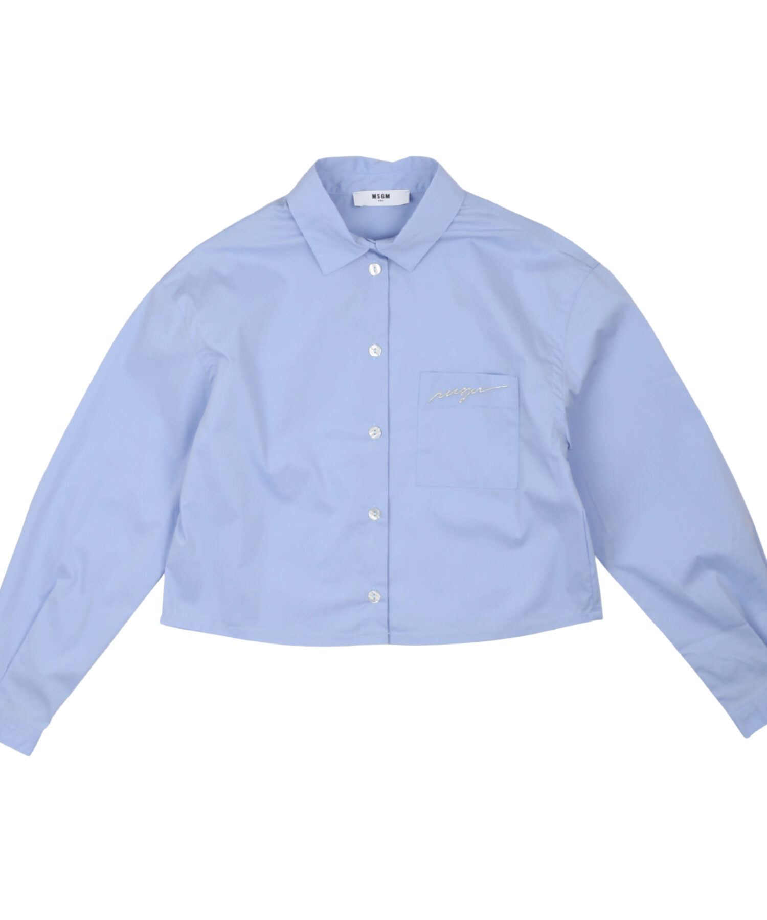 Camicie Bambina Msgm celeste
