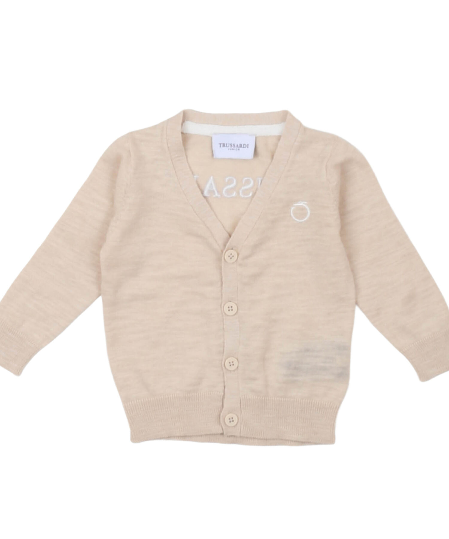 Cardigan Bambino Trussardi beige w s