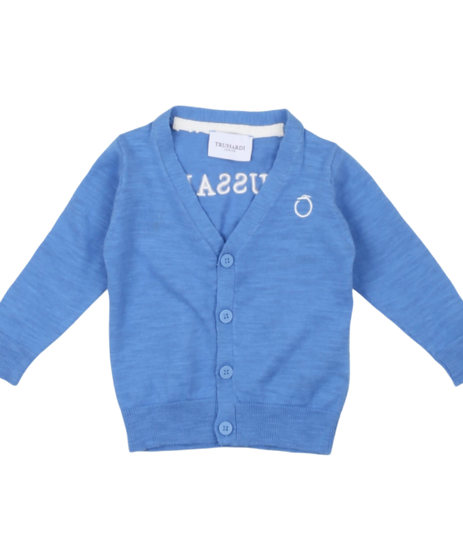 Cardigan Bambino Trussardi d blue w s