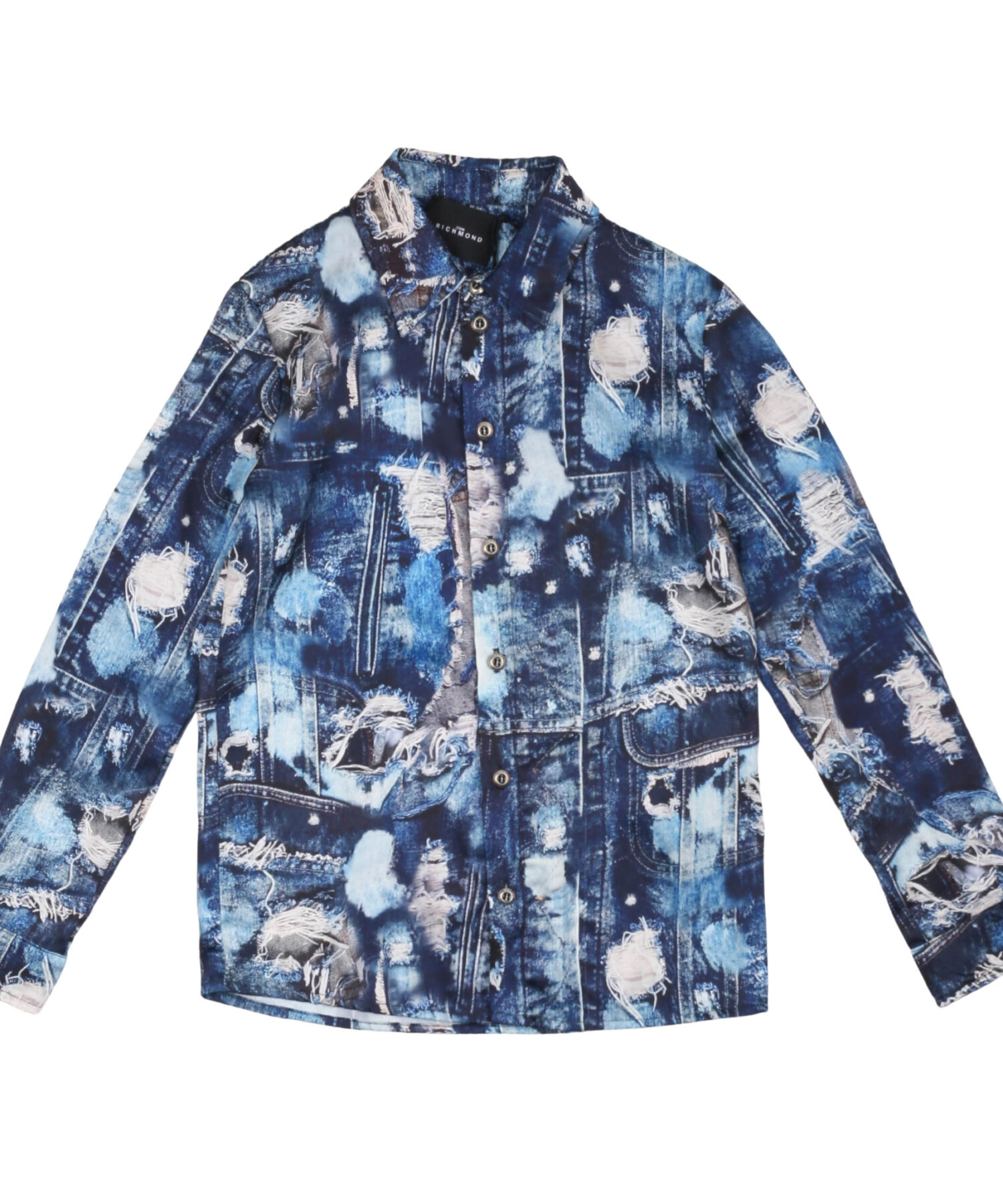 Camicie Bambino John Richmond d blue dk