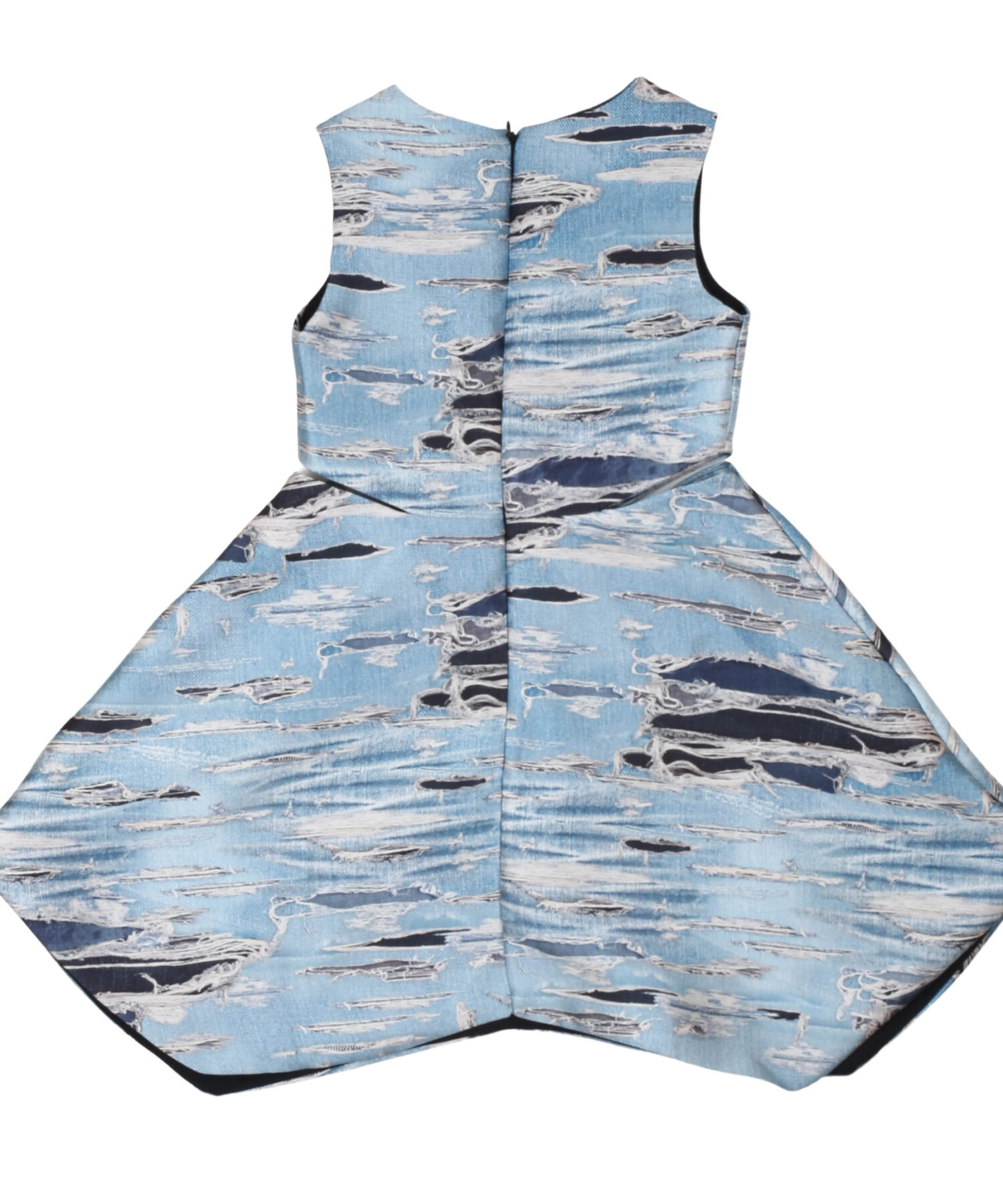 Alternative view of Abiti Bambina John Richmond d blue lig