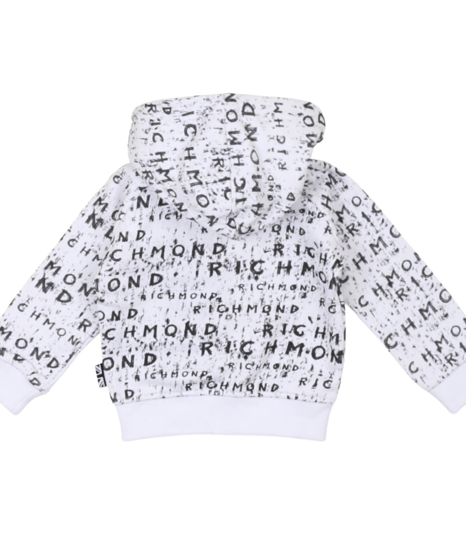 Alternative view of Felpe Bambino John Richmond gr wht blk