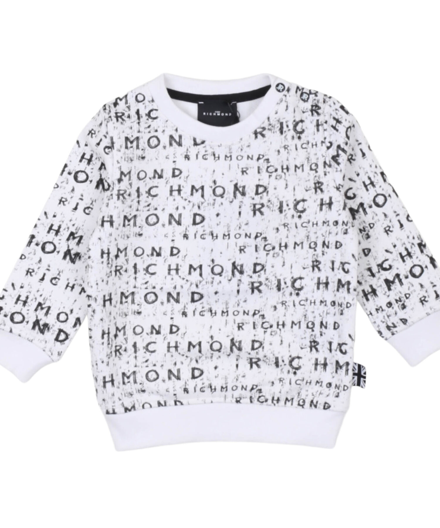 Felpe Bambino John Richmond gr wht blk
