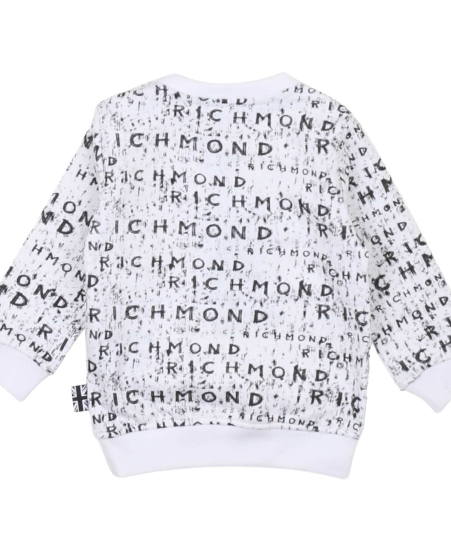 Alternative view of Felpe Bambino John Richmond gr wht blk