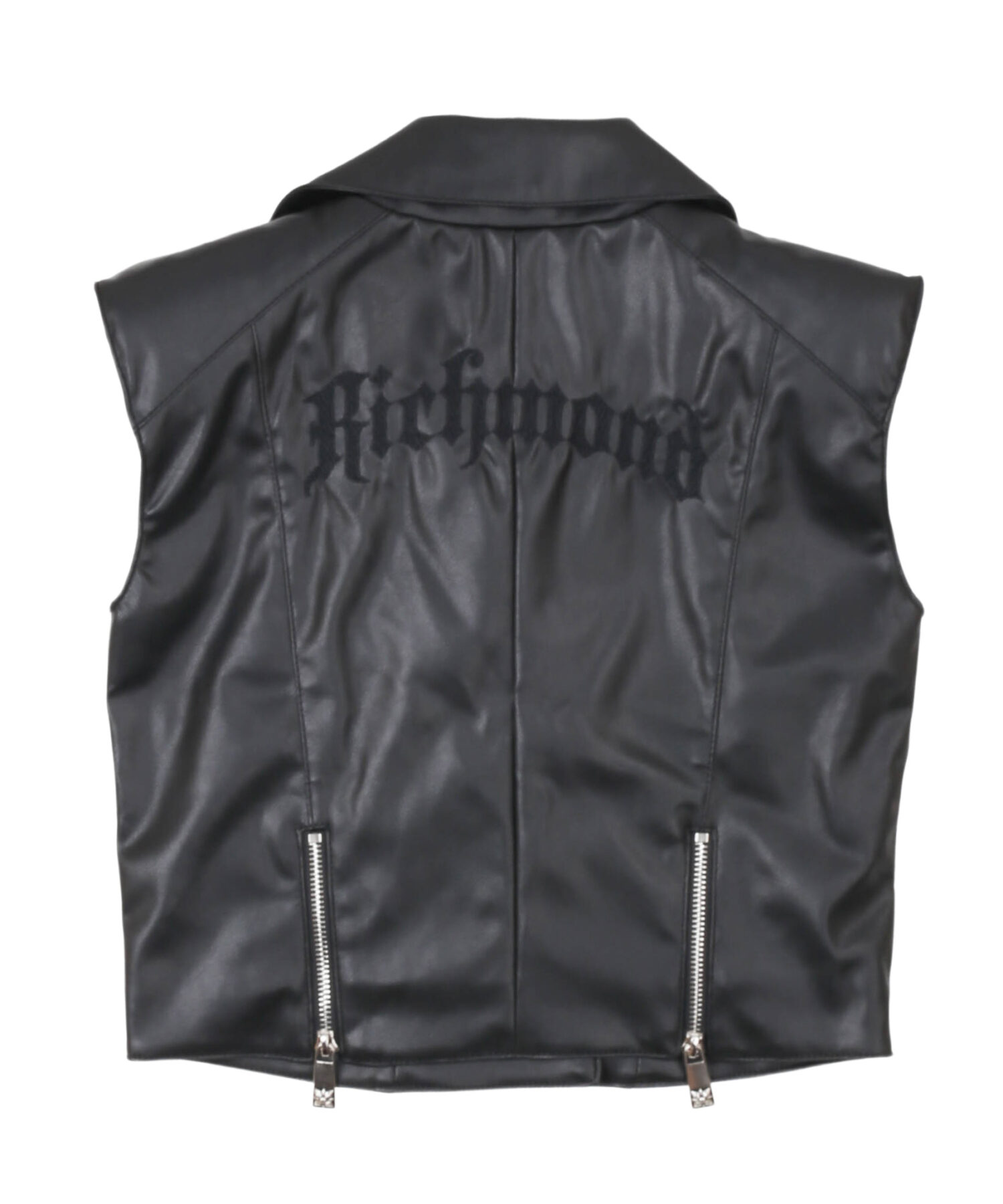 Alternative view of Gilet Bambina John Richmond black