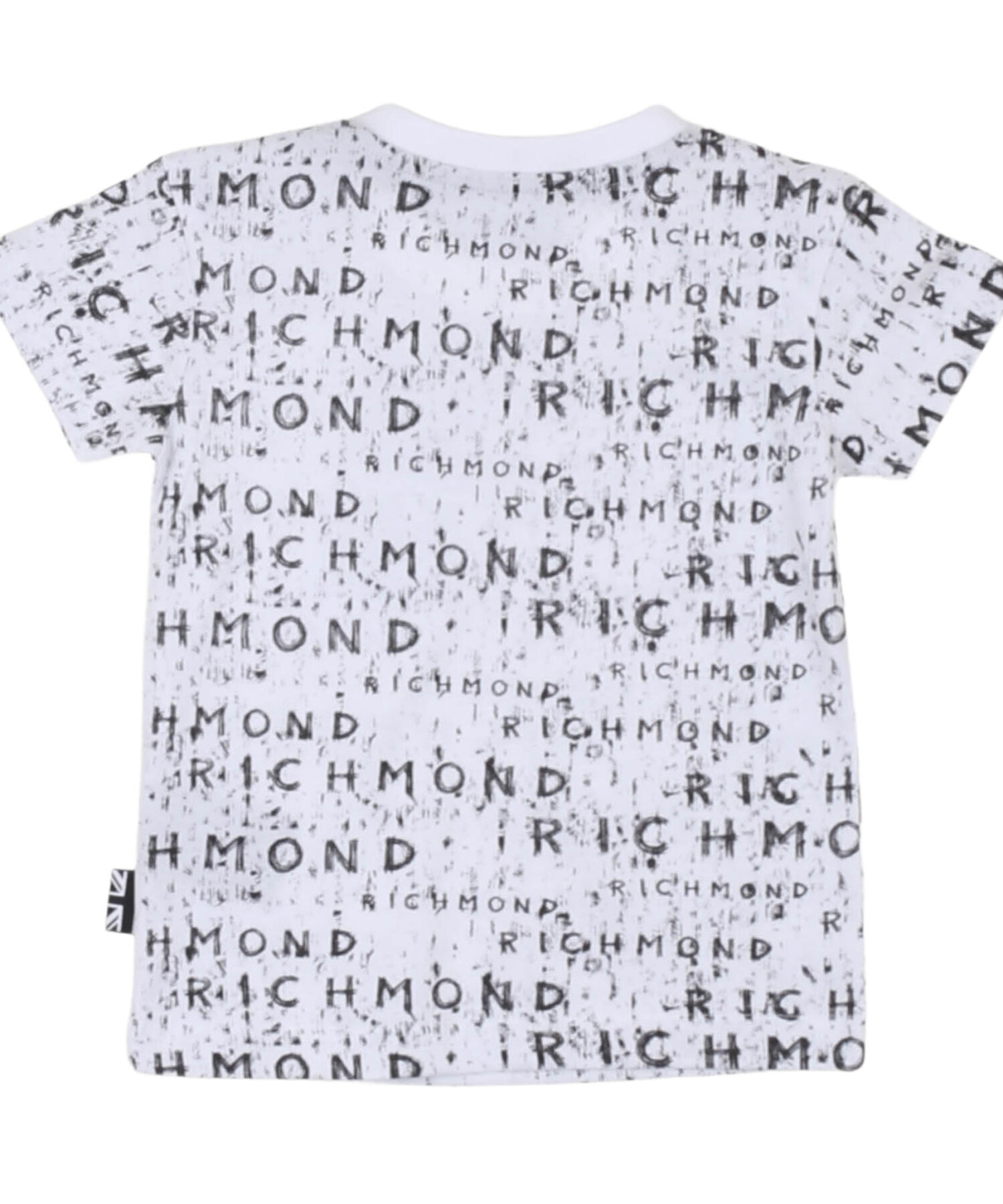 Alternative view of T-Shirt Bambino John Richmond gr wht blk