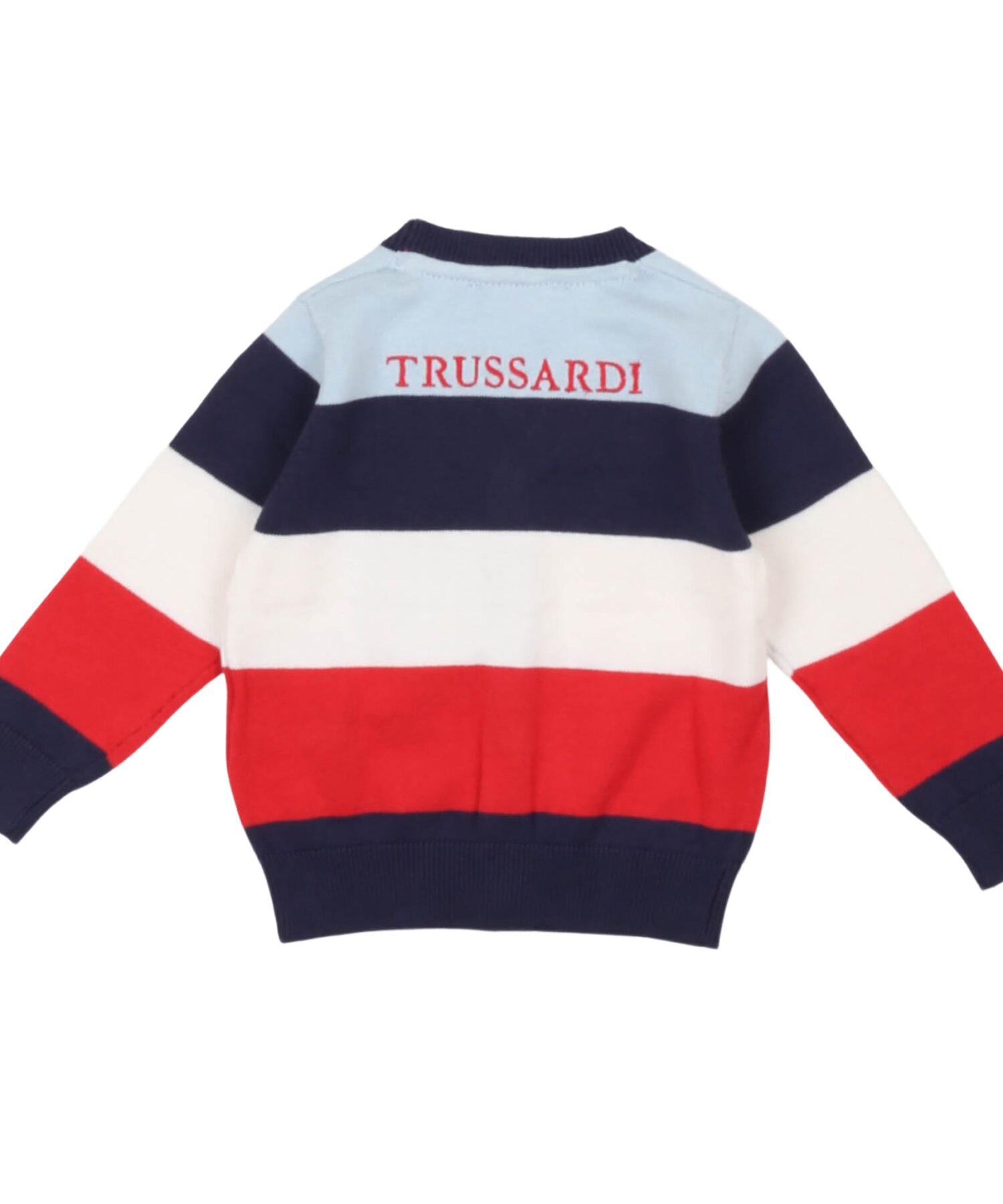 Alternative view of Cardigan Bambino Trussardi s blue red