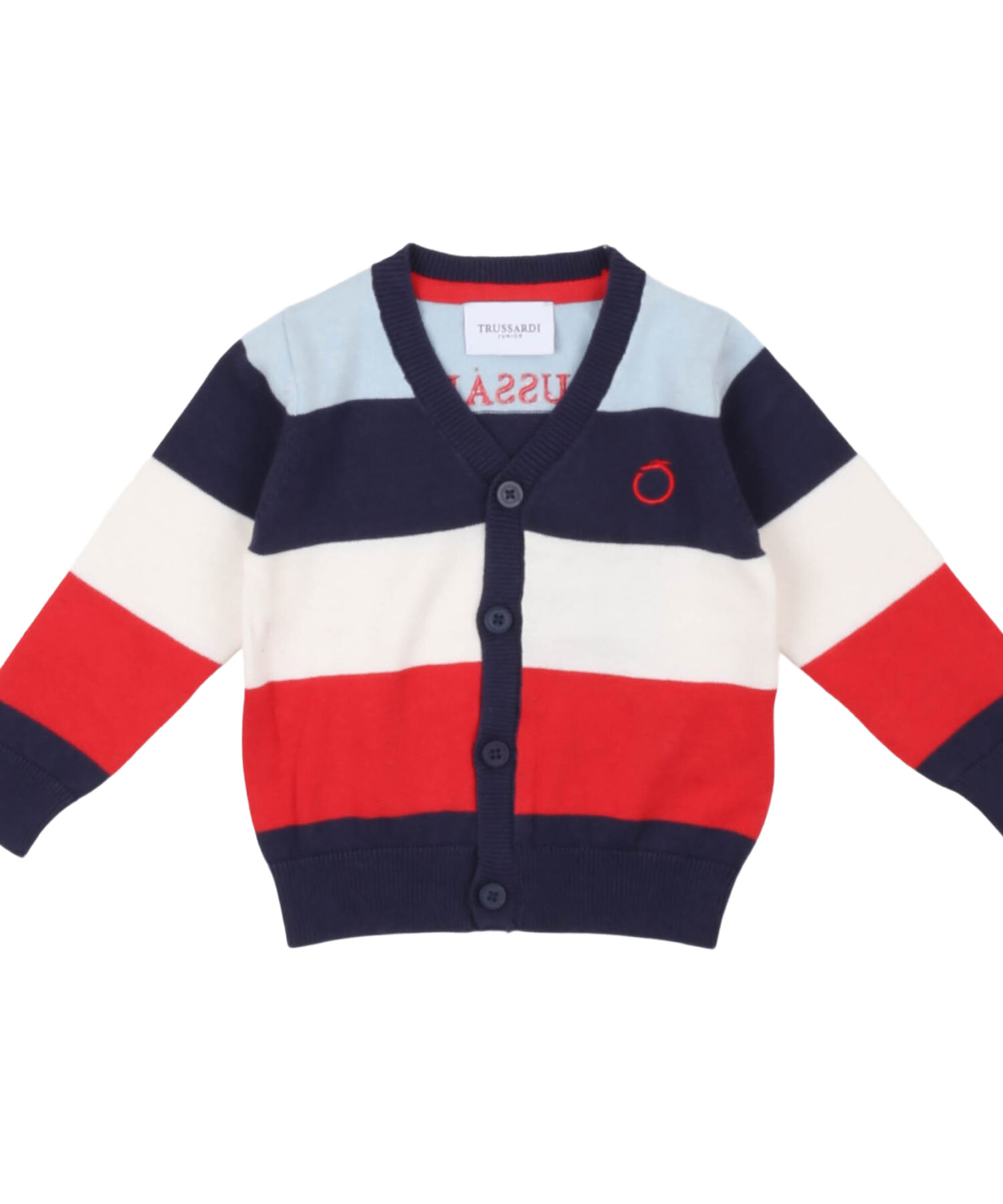 Cardigan Bambino Trussardi s blue red