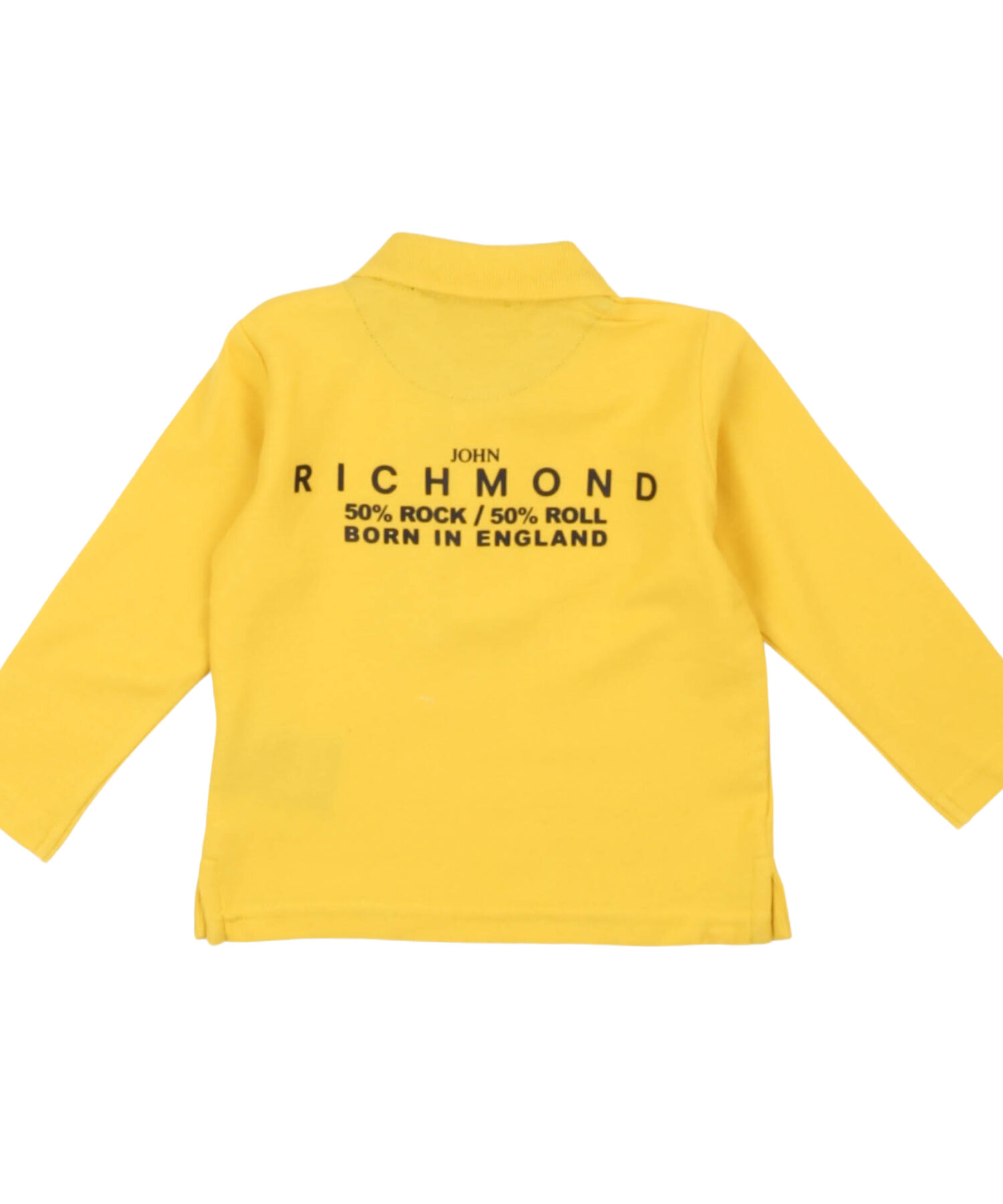 Alternative view of Polo Bambino John Richmond yellow blk