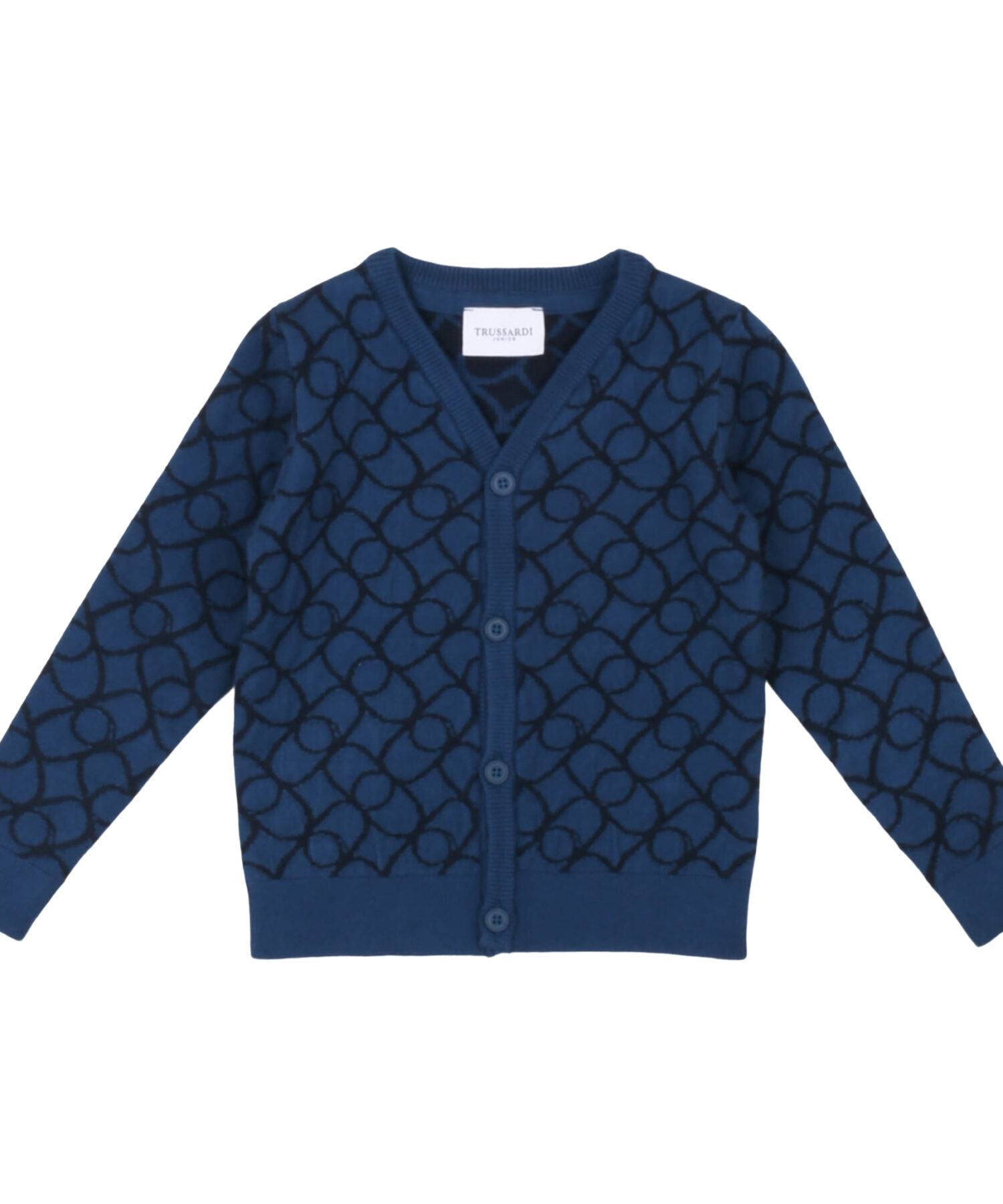 Cardigan Bambino Trussardi l blue n b