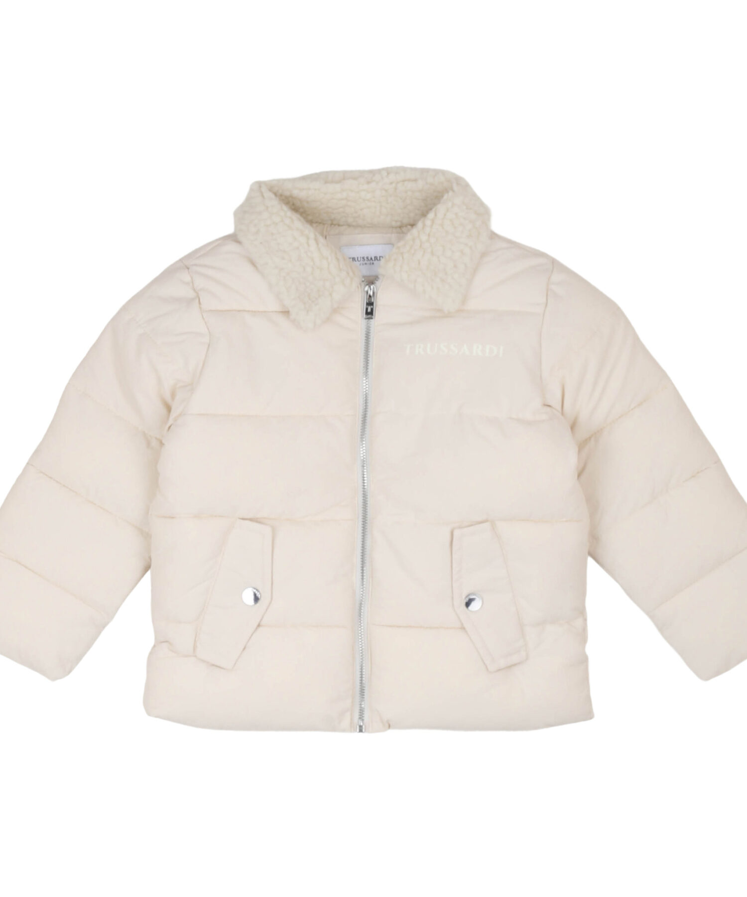 Piumini Bambina Trussardi beige lig
