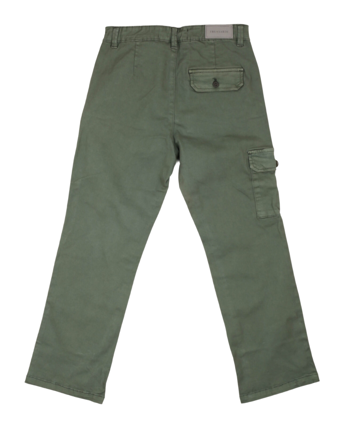 Alternative view of Pantaloni Bambino Trussardi green mil