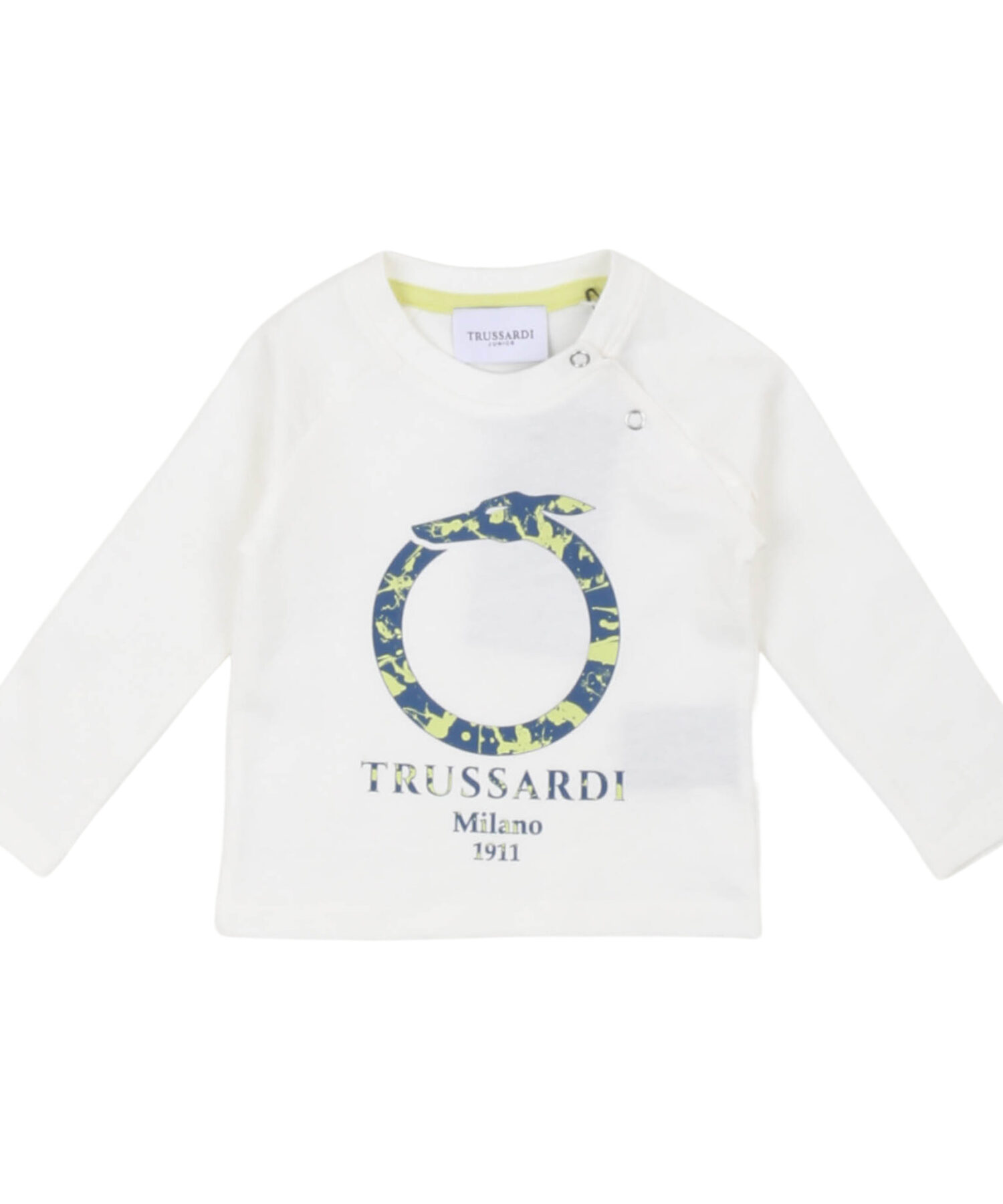 T-Shirt Bambino Trussardi biancopanna
