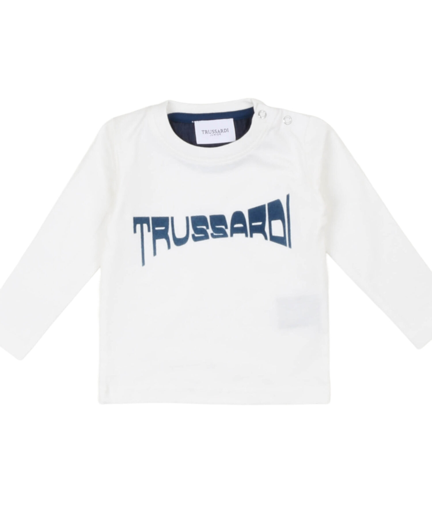 T-Shirt Bambino Trussardi o wht bl n