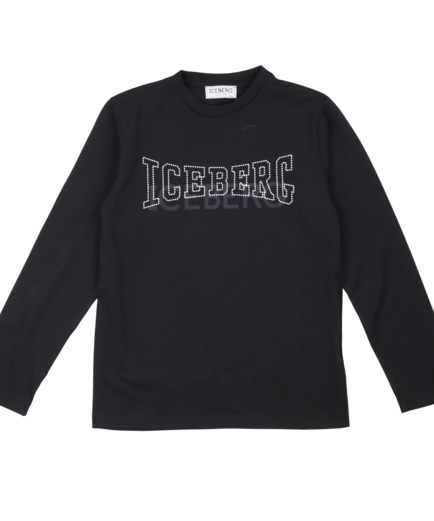 T-Shirt Bambino Iceberg nero
