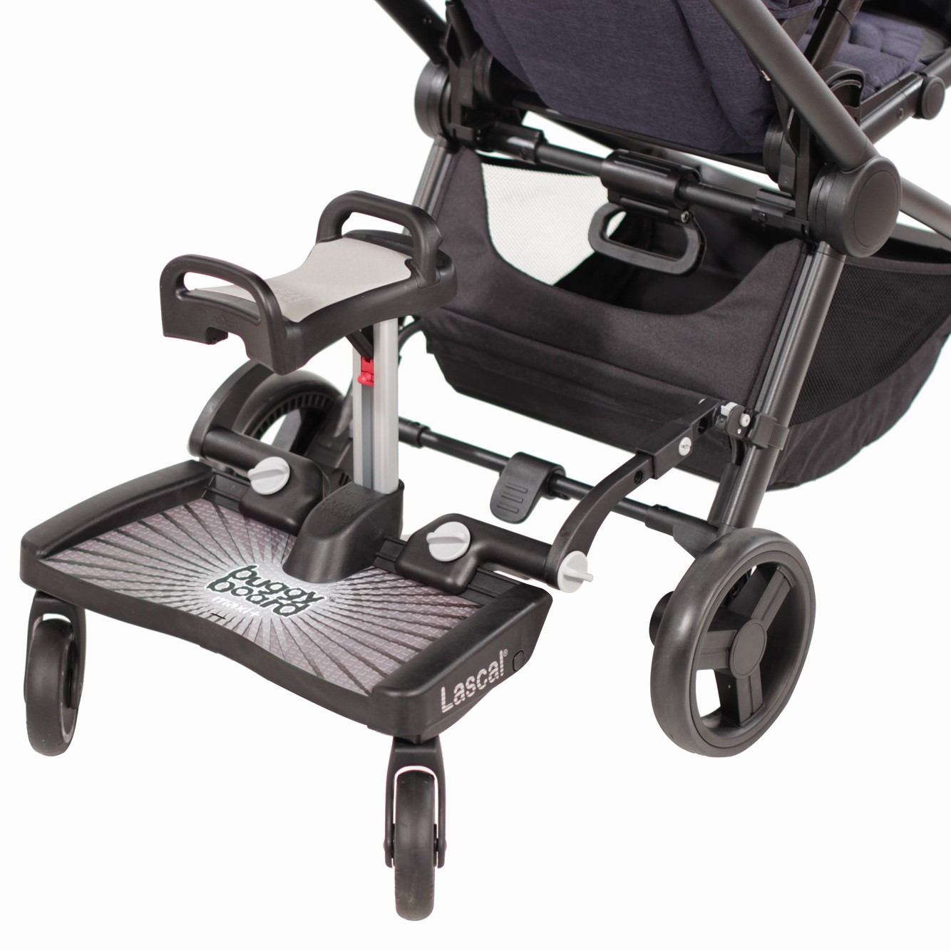 Alternative view of Pedana passeggino BuggyBoard Maxi+, con sedile (grigio) - Lascal